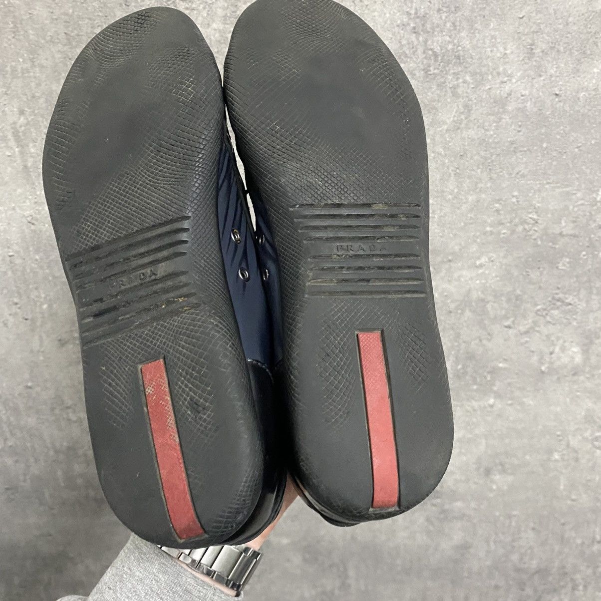 Prada Archive Y2K Vintage Prada shoes trainers slip on sneakers Size US 6 / EU 39 - 10 Thumbnail