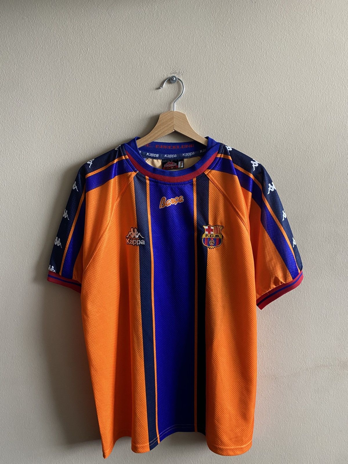 Kappa Vintage 1997/1998 Kappa F.C.Barcelona Soccer Jersey Size US L / EU 52-54 / 3 - 1 Thumbnail