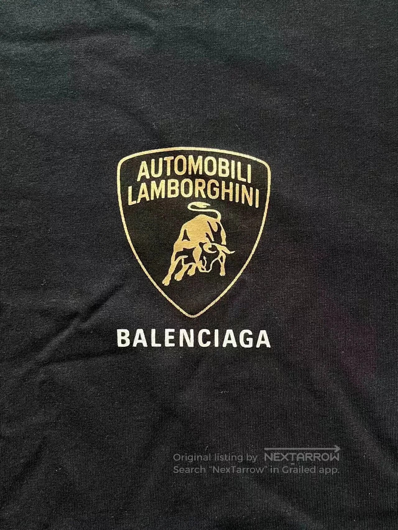 Balenciaga Balenciaga x Lamborghini Car Logo T-Shirt. Size US S / EU 44-46 / 1 - 3 Thumbnail