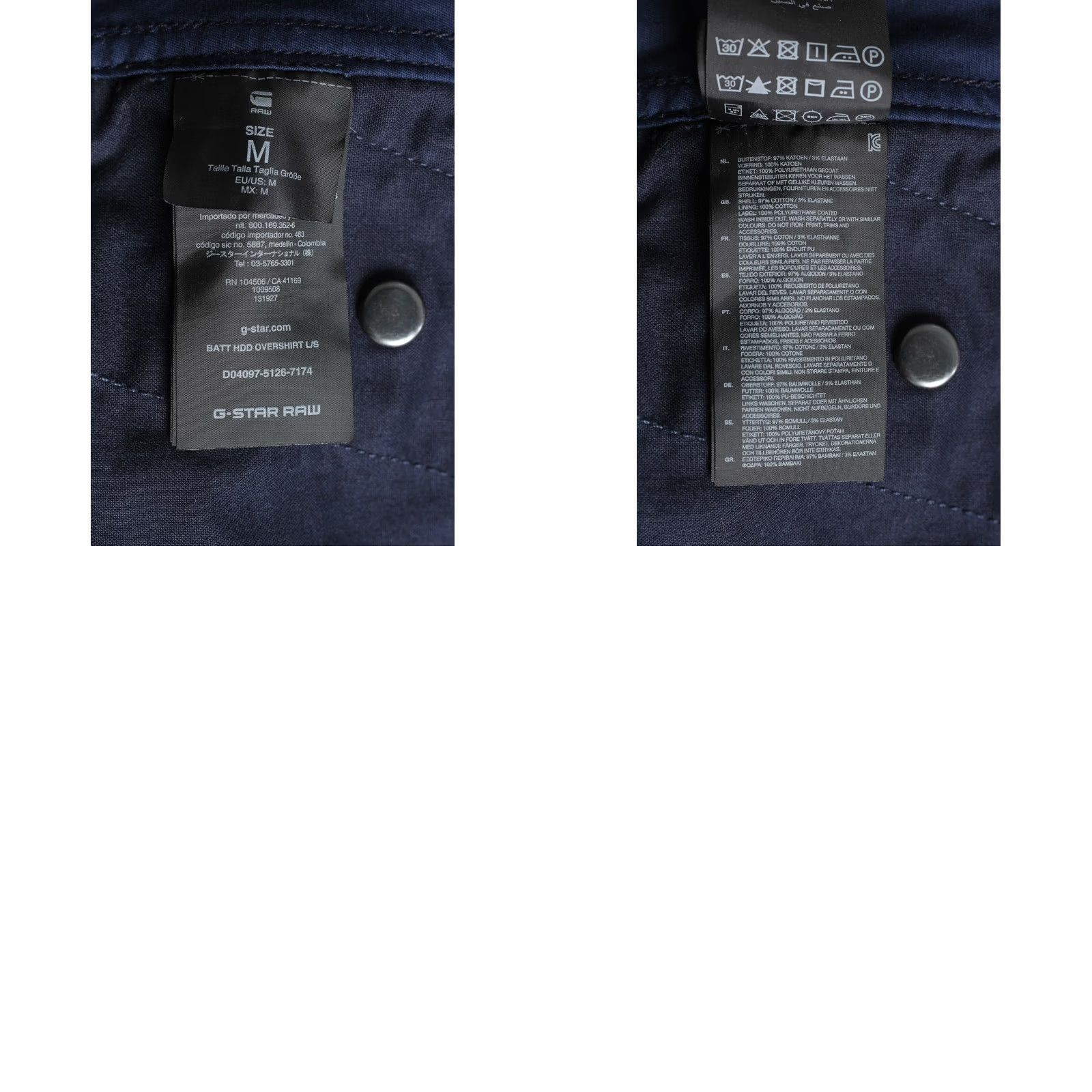 G-Star G-STAR BATT HDD OVERSHIRT Hooded Jacket Men Size M MJ5797 Size US M / EU 48-50 / 2 - 8 Thumbnail