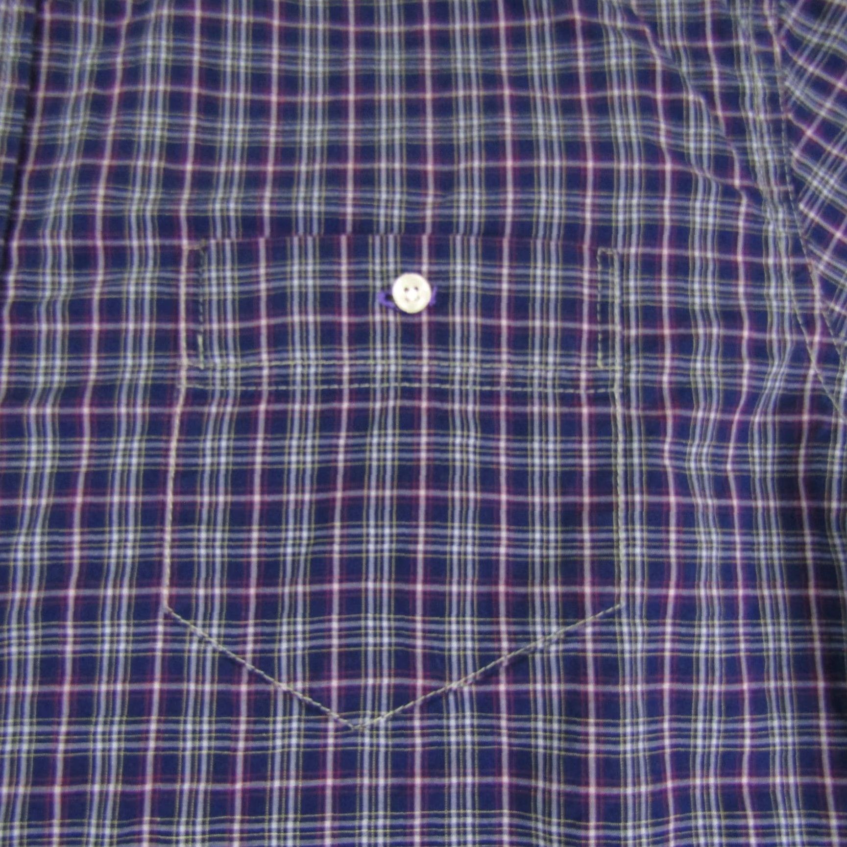 Vintage VINTAGE Descendant of Thieves Plaid Button-Up Shirt Mens Large Blue Red Limited Edition Size US L / EU 52-54 / 3 - 3 Thumbnail