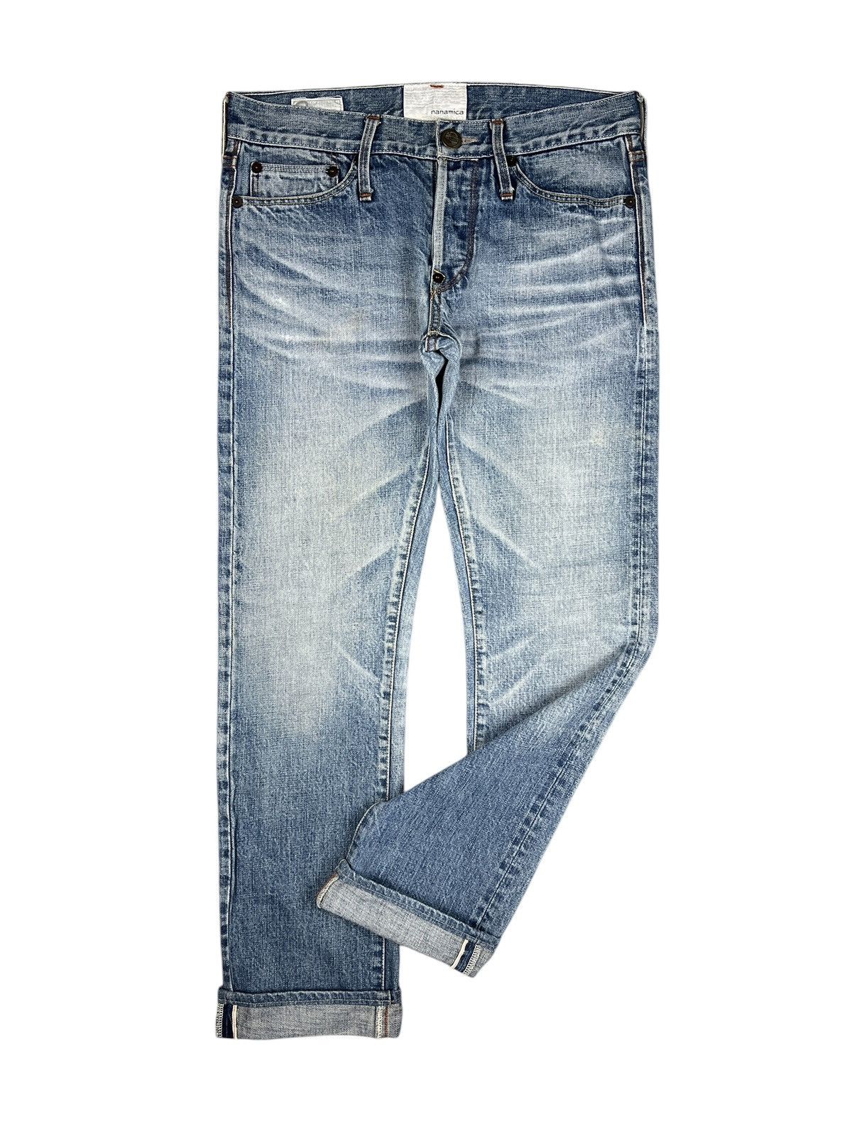 Japanese Brand × Nanamica Nanamica Half Selvedge Slim Denim Size US 31 - 1 Thumbnail