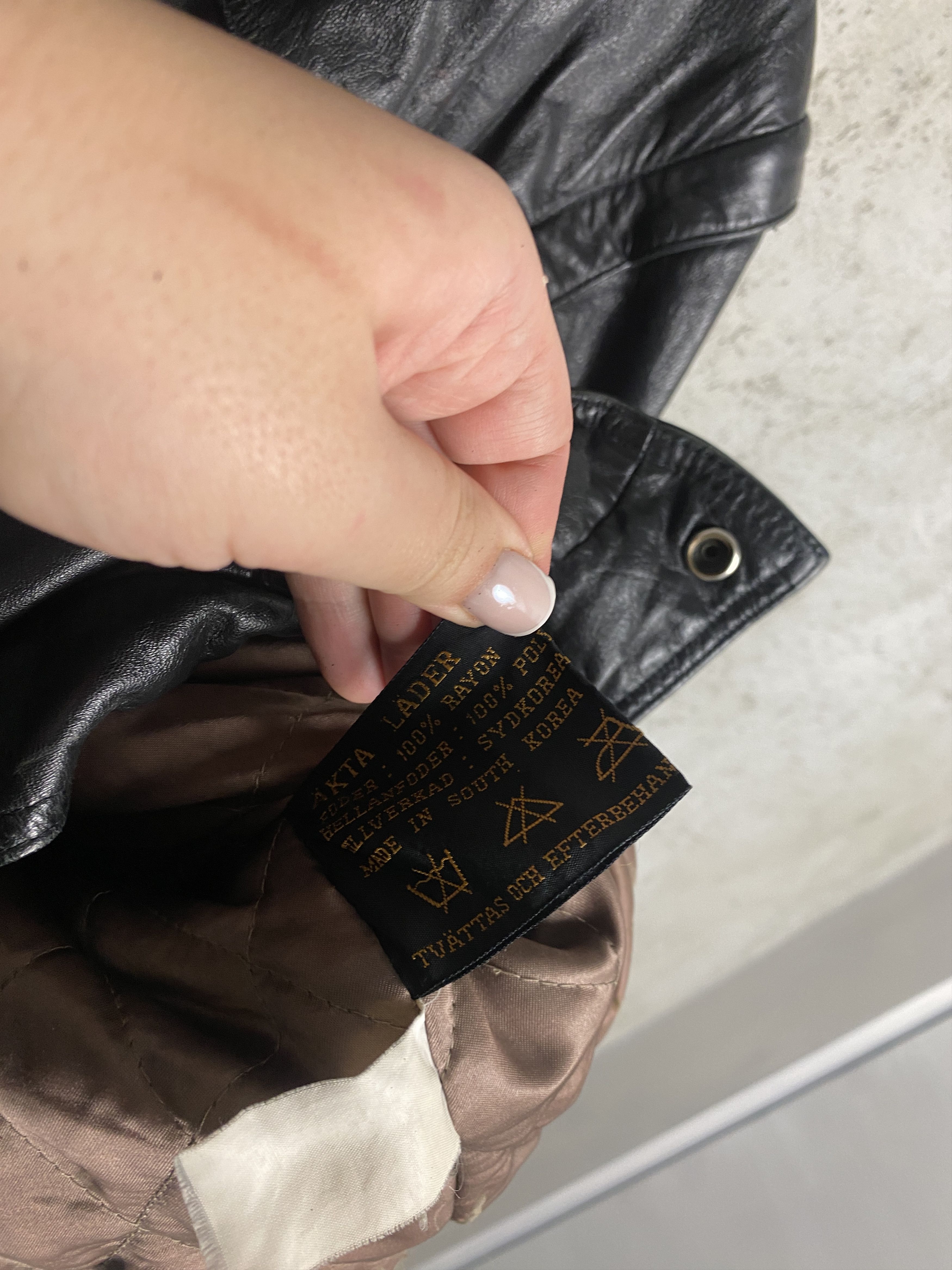 Genuine Leather Saki leather jacket vintage avant garde alternative opium Size US L / EU 52-54 / 3 - 6 Thumbnail
