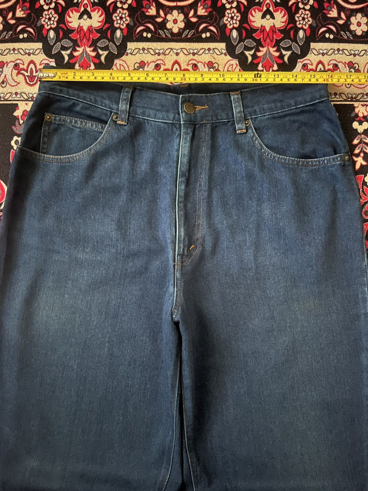 Japanese Brand × Kenzo ⚡️Baggy⚡️Vintage Japanese Brand Kenzo Blue Washed Casual Pants Size US 32 / EU 48 - 14 Thumbnail