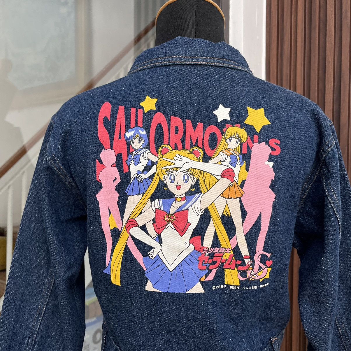 Japanese Brand Vintage Jacket Denime Croped Sailor Moon Bandai Japan Size XS / US 0-2 / IT 36-38 - 3 Thumbnail