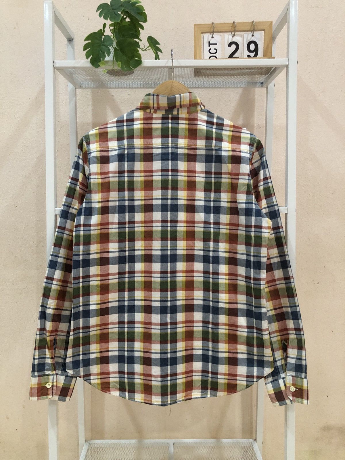 Bape OG Vintage A Bathing Ape Plaid Flannel Button Down Shirts Size US S / EU 44-46 / 1 - 2 Thumbnail