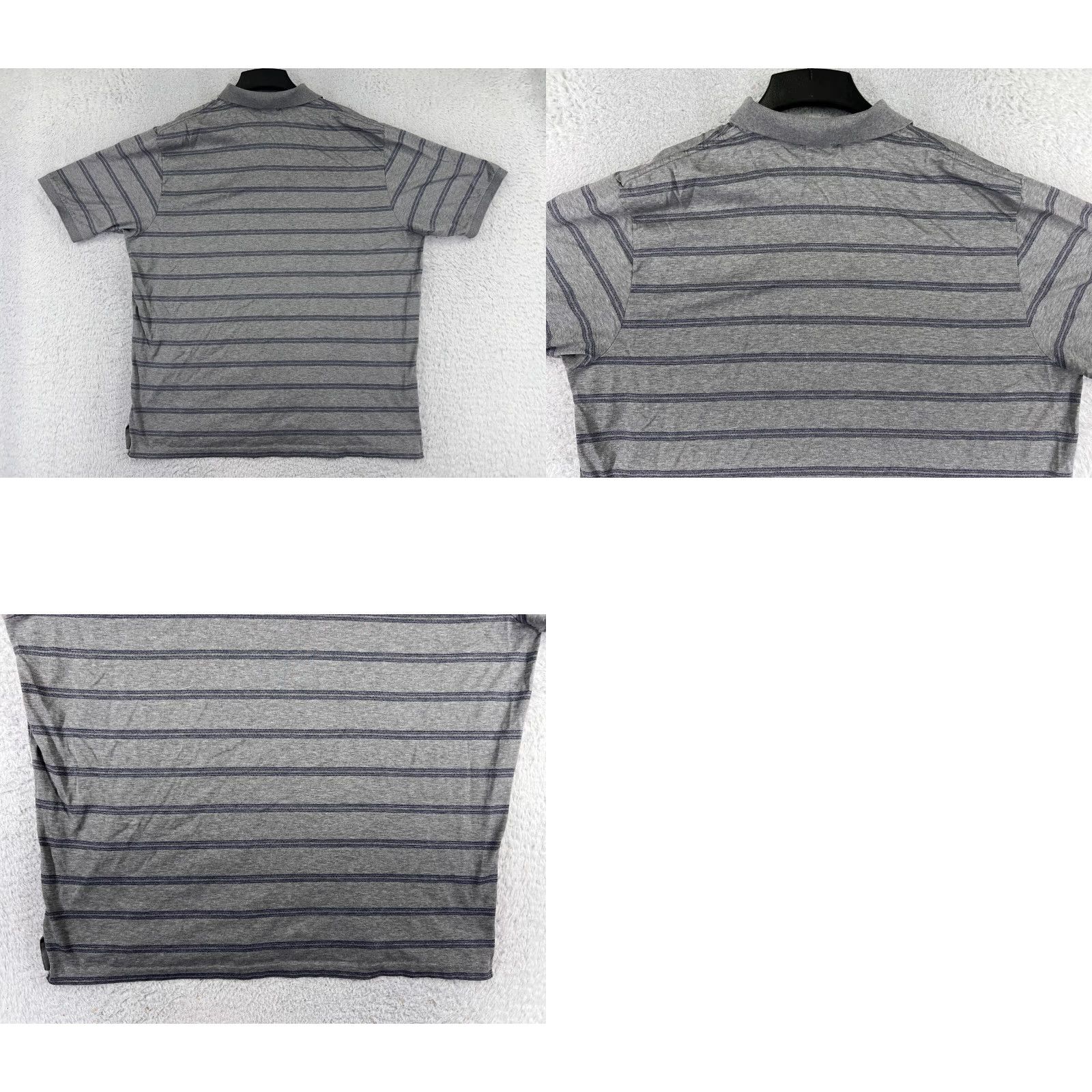 Ralph Lauren VINTAGE Ralph Lauren Polo Golf Shirt Men XL Gray Stripe Cotton Modern Sports Size US XL / EU 56 / 4 - 9 Thumbnail