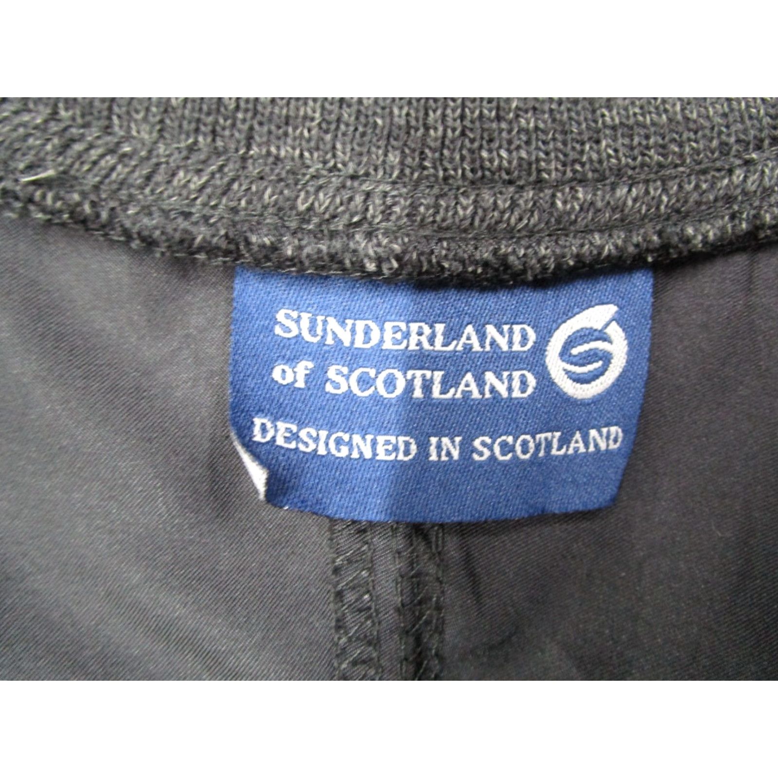Vintage Sunderland of Scotland Mens Jacket Windbreaker 2XL Black Short Sleeve Pullover Embroidered Logo Golf Pockets USA Size US XXL / EU 58 / 5 - 2 Thumbnail