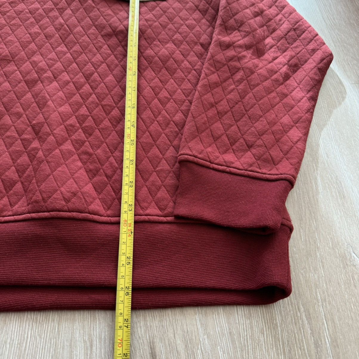 UNTUCKit UNTUCKit Mens Carufe 1/4 Quarter Snap Quilted Sweater Size US L / EU 52-54 / 3 - 3 Thumbnail