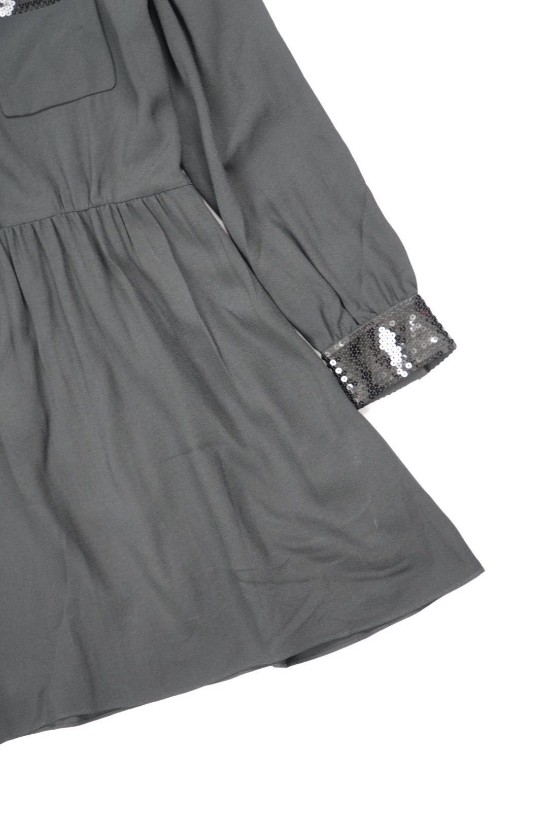 Celine Celine Mini Workwear Dress in Viscose Sablé Size S / US 4 / IT 40 - 6 Thumbnail