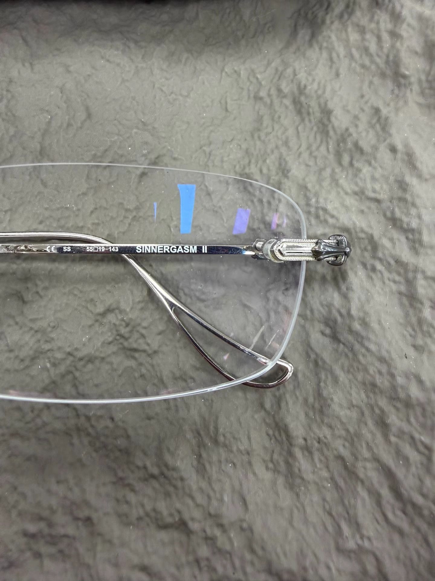 Chrome Hearts Chrome Hearts Sinnergasm II Eyeglass Frame Size ONE SIZE - 4 Thumbnail