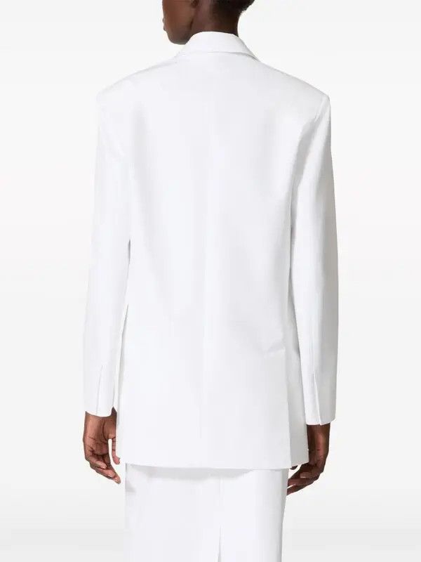 Valentino o1y0226 Blazer in White Size S / US 4 / IT 40 - 3 Thumbnail