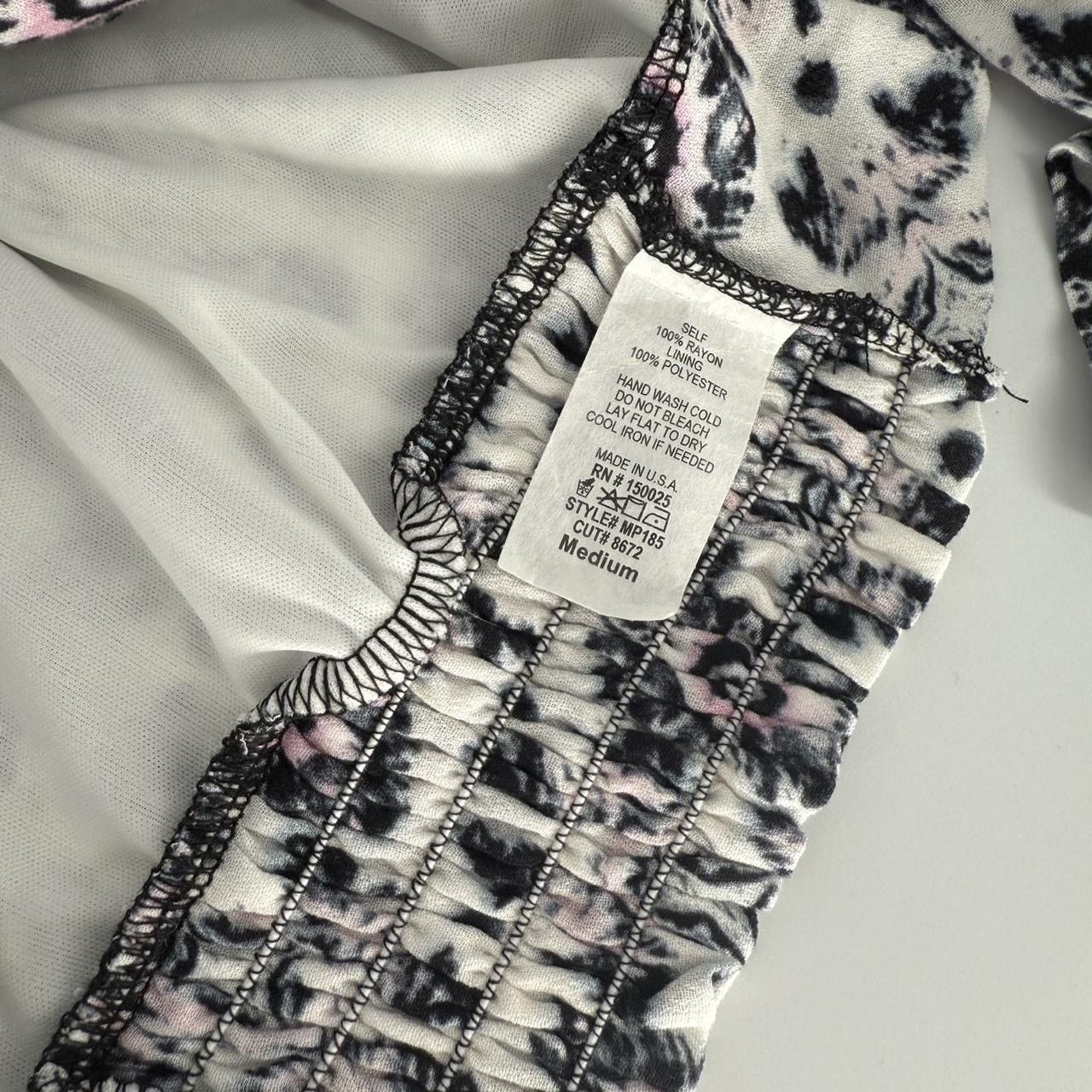 Vintage Havana Vintage Havana One Shoulder Cropped Top Ivory Print Medium Size M / US 6-8 / IT 42-44 - 7 Thumbnail