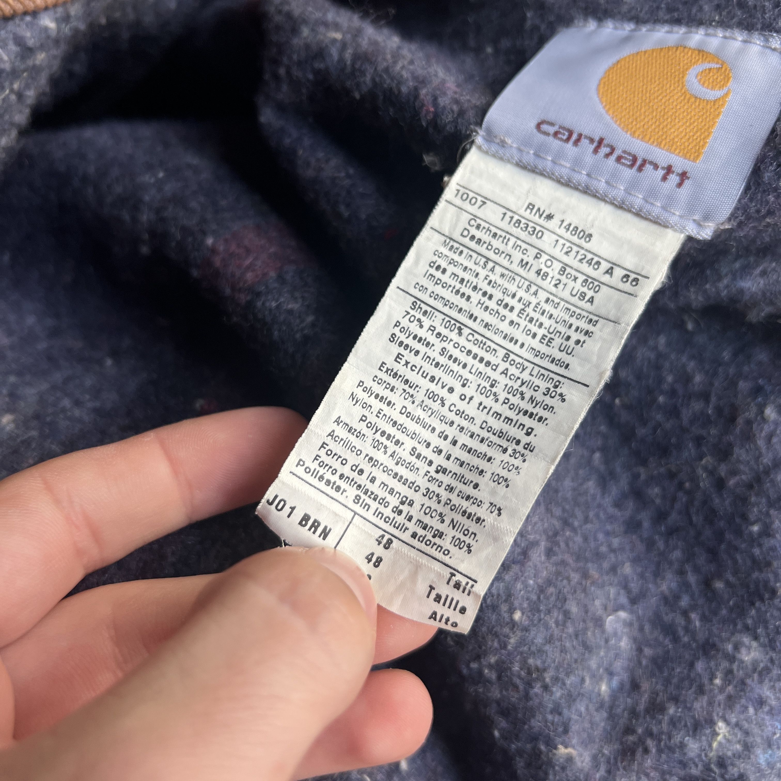 Carhartt Faded Detriot J01 L Size US L / EU 52-54 / 3 - 7 Thumbnail