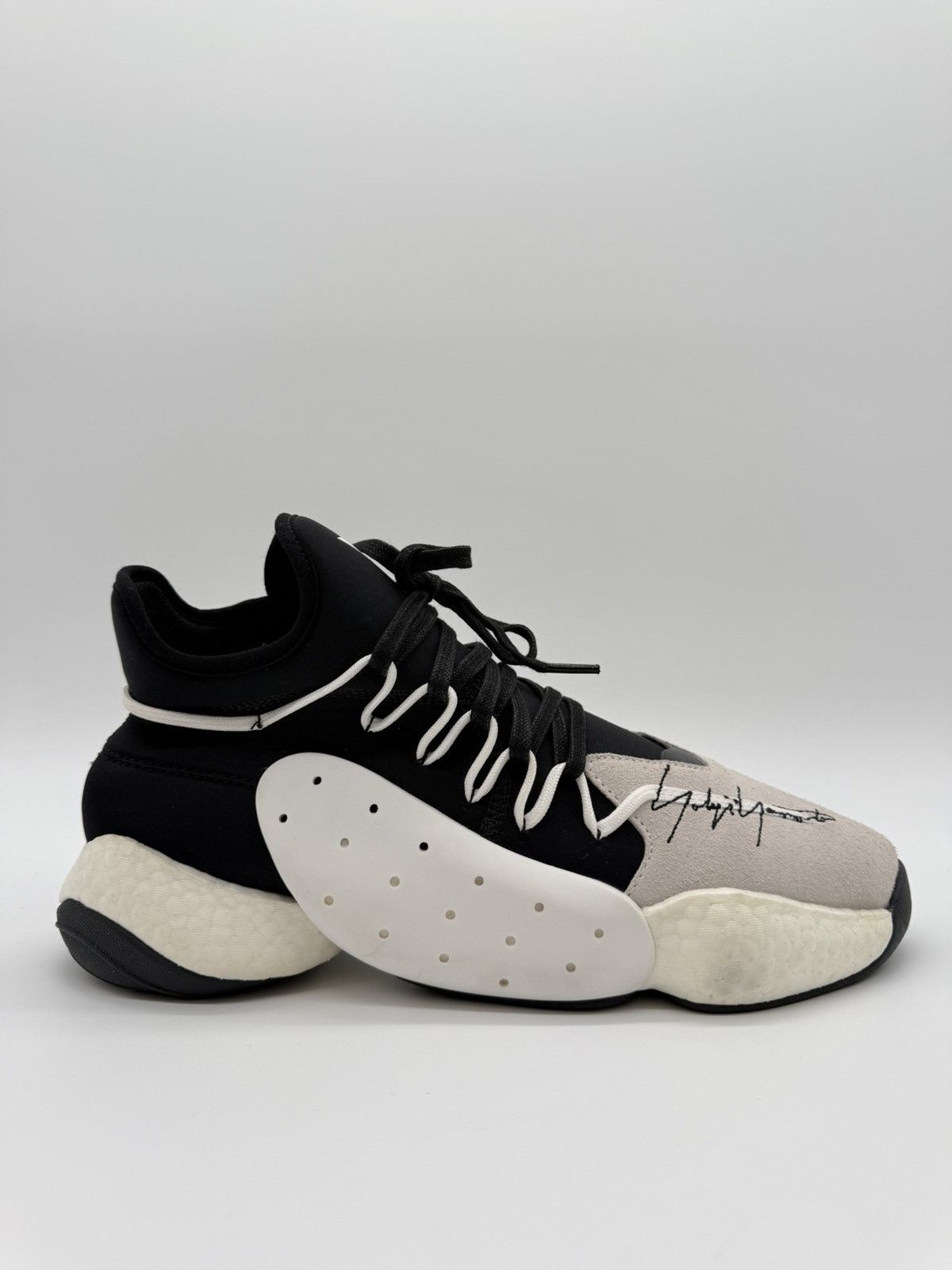 Adidas × Y-3 Adidas Y-3 BYW BBALL White Black EU 43 1/3 Size US 9.5 / EU 42-43 - 1 Thumbnail
