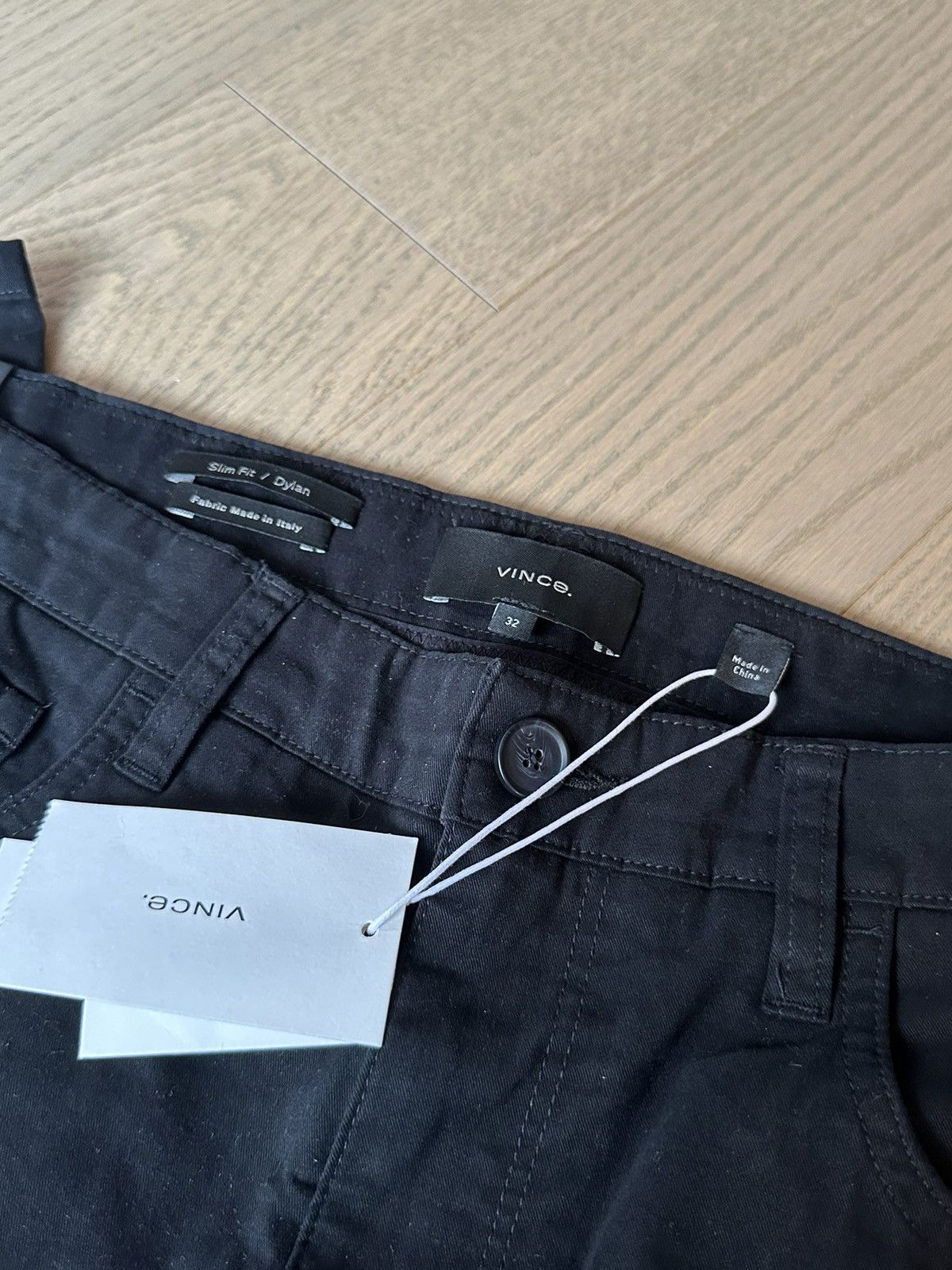Vince Black Slim Fit Dylan Pants Size US 32 / EU 48 - 4 Thumbnail