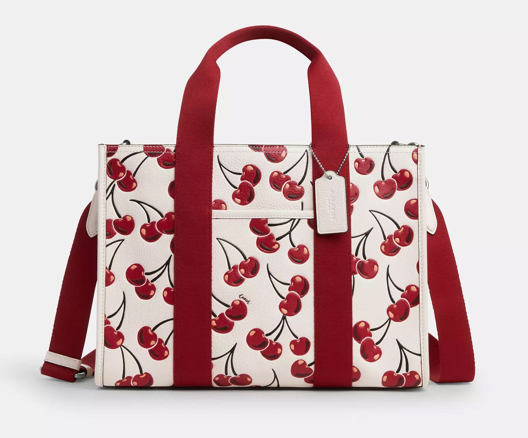 Coach NWT Coach Smith Tote Bag With Cherry Print CZ776 Size ONE SIZE - 7 Thumbnail