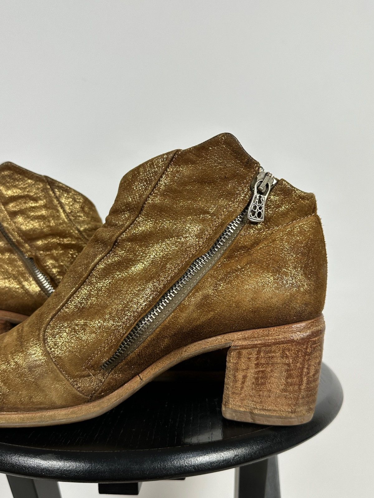 A.S.98 A.S.98. Airstep Leather Biker Ankle Boots Size US 11 / IT 41 - 18 Thumbnail