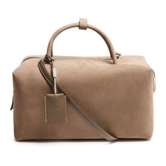 Max Mara MAX MARA Holdall Beige Suede Top Handle Bag New/Authentic Size ONE SIZE - 1 Thumbnail