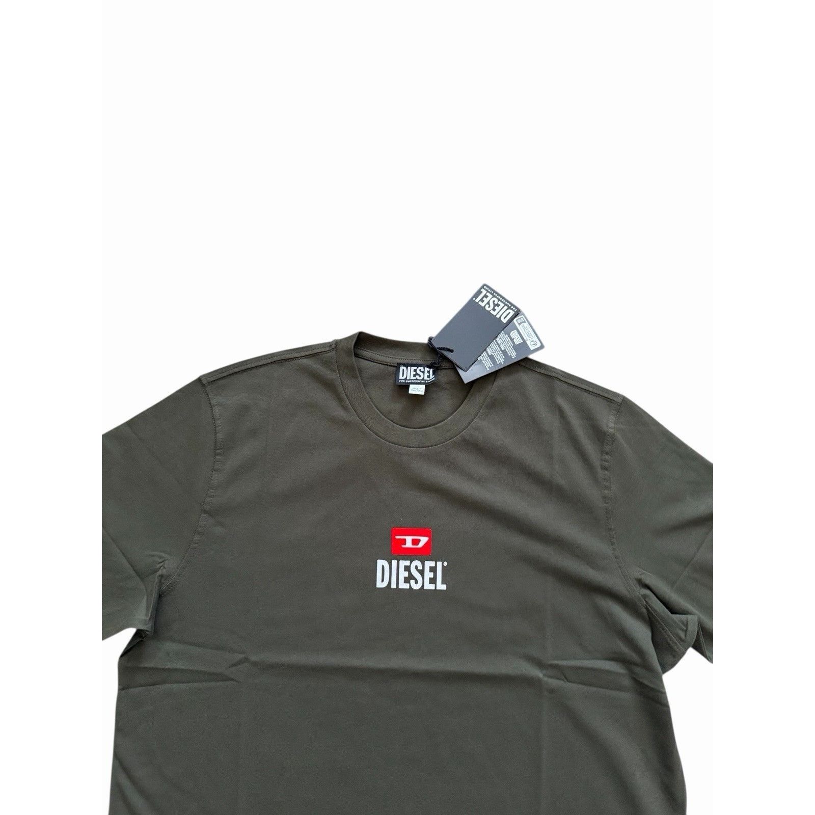 Diesel Diesel T-Just Small D Logo Maglietta T-Shirt Green Size M Size US M / EU 48-50 / 2 - 2 Thumbnail