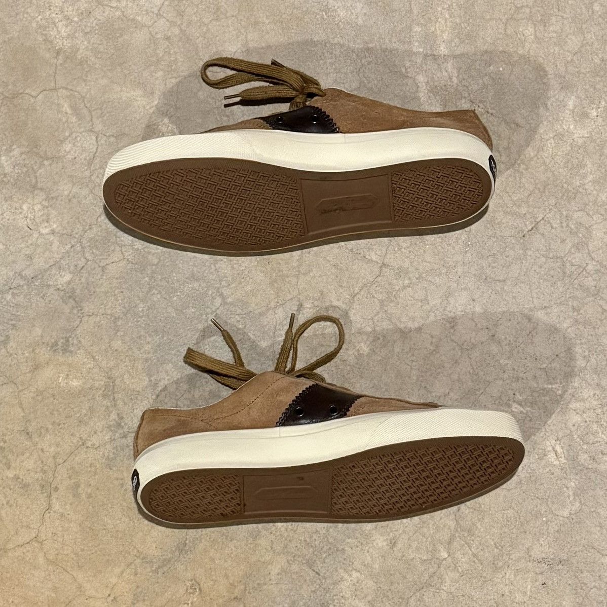 Tom Ford Tom Ford Cambridge Suede Leather Trim Low Top Sneakers Brown Size US 10 / EU 43 - 4 Thumbnail