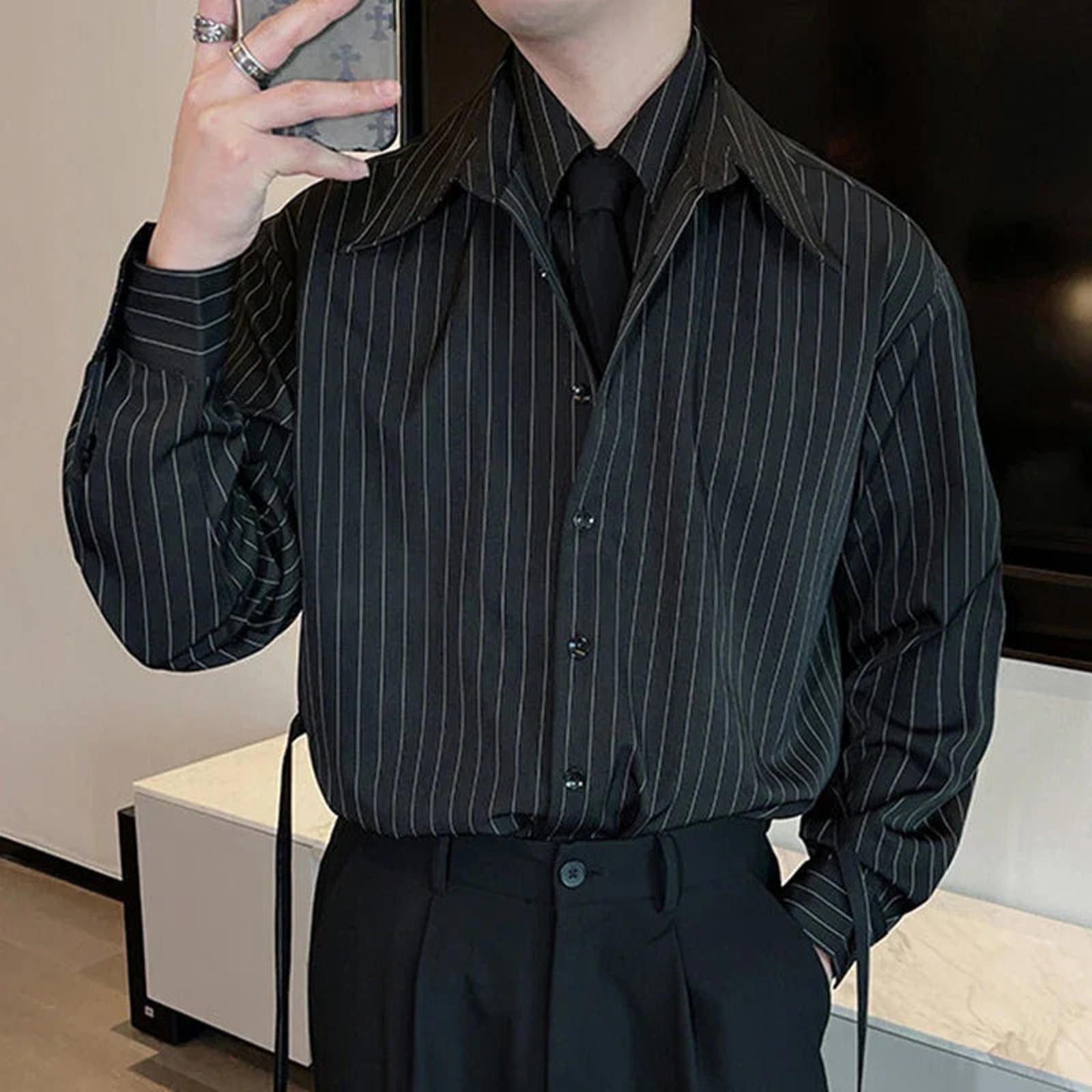 Other Double Layer Pinstripe Shirt Size US M / EU 48-50 / 2 - 4 Thumbnail