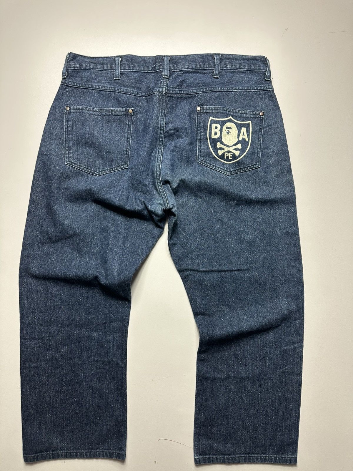 Bape Vintage Bape Pirate Store Jeans Size US 36 / EU 52 - 1 Thumbnail