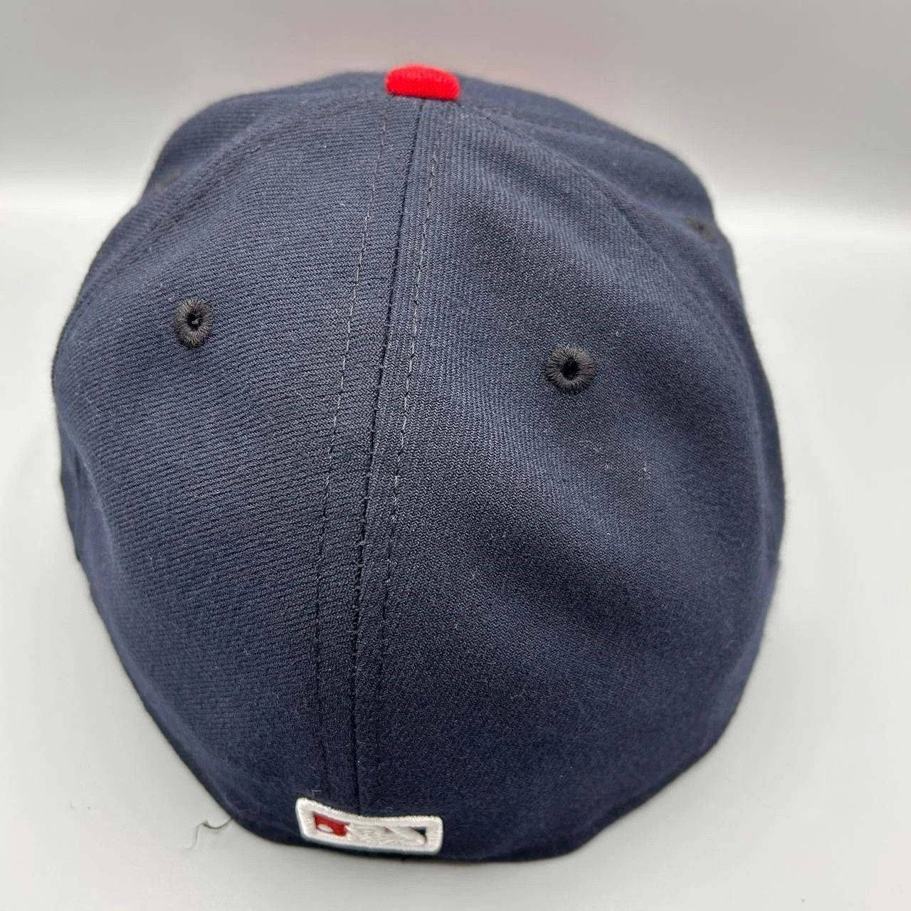 New Era Washington Nationals Hat Men 7 3/8 Embroidered MLB Fitted Size ONE SIZE - 7 Thumbnail