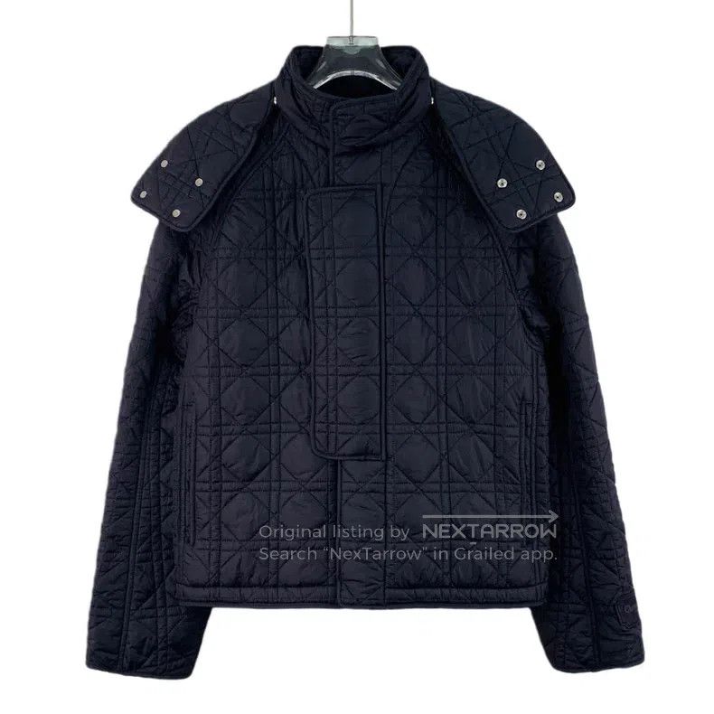 Dior Dior Black diamond plaid logo badge embroidery long-sleeve Size US S / EU 44-46 / 1 - 1 Thumbnail