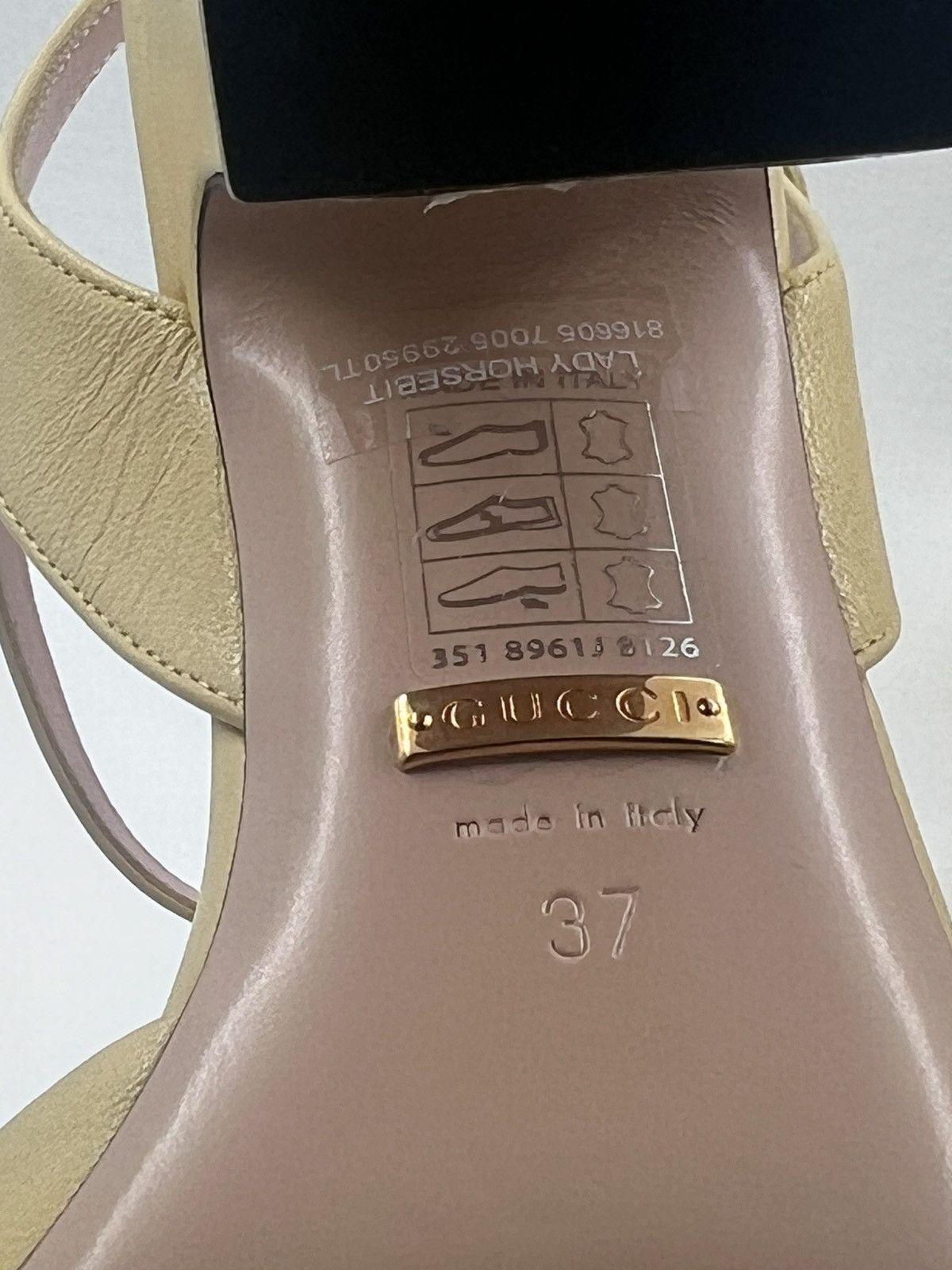 Gucci New Gucci Horsebit Sandals IT 37.5/ US 7.5 Size US 7.5 / IT 37.5 - 7 Thumbnail
