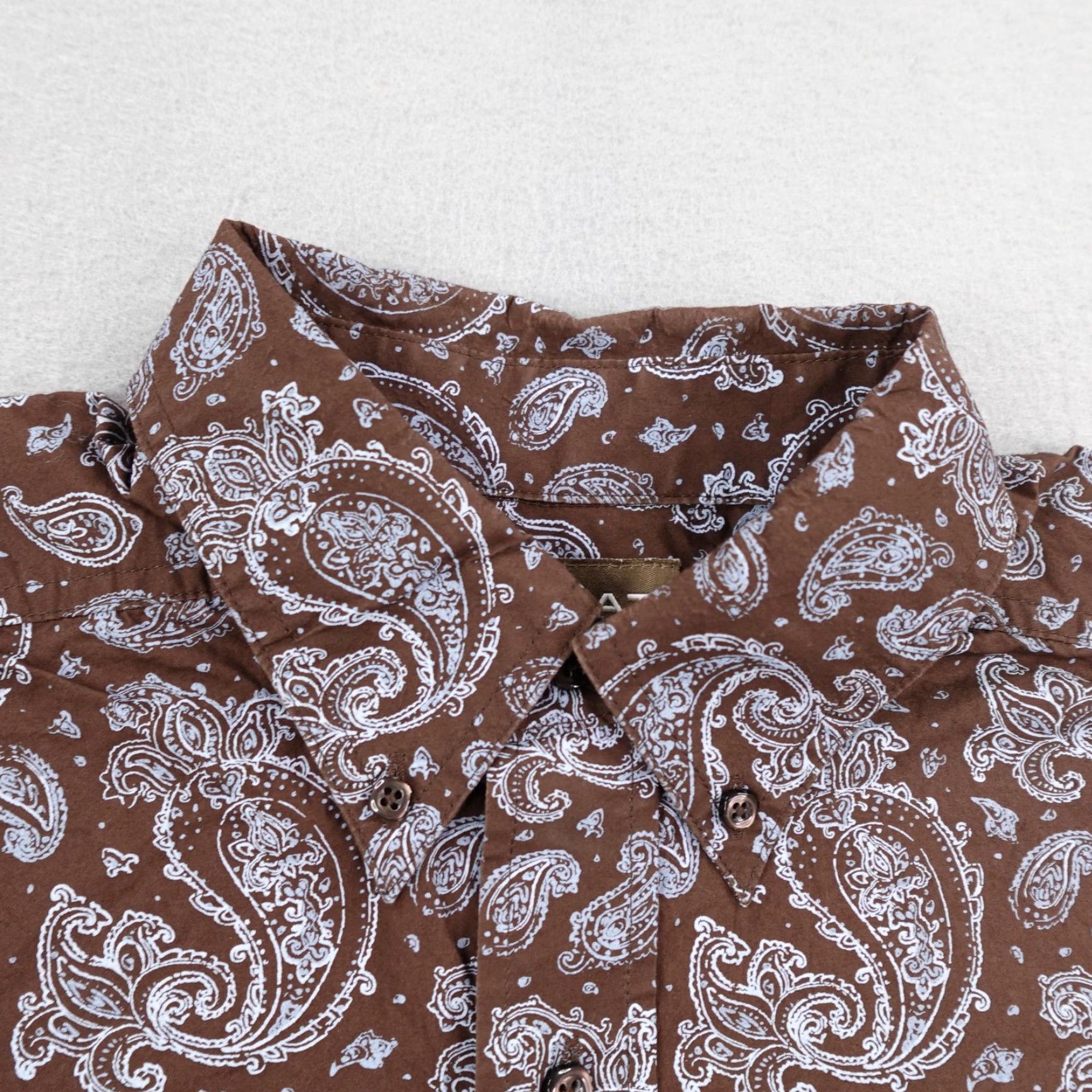 Ariat Ariat Shirt Mens Medium Brown Paisley Western Button-Up Cowboy Rodeo Frontier Size US M / EU 48-50 / 2 - 2 Thumbnail