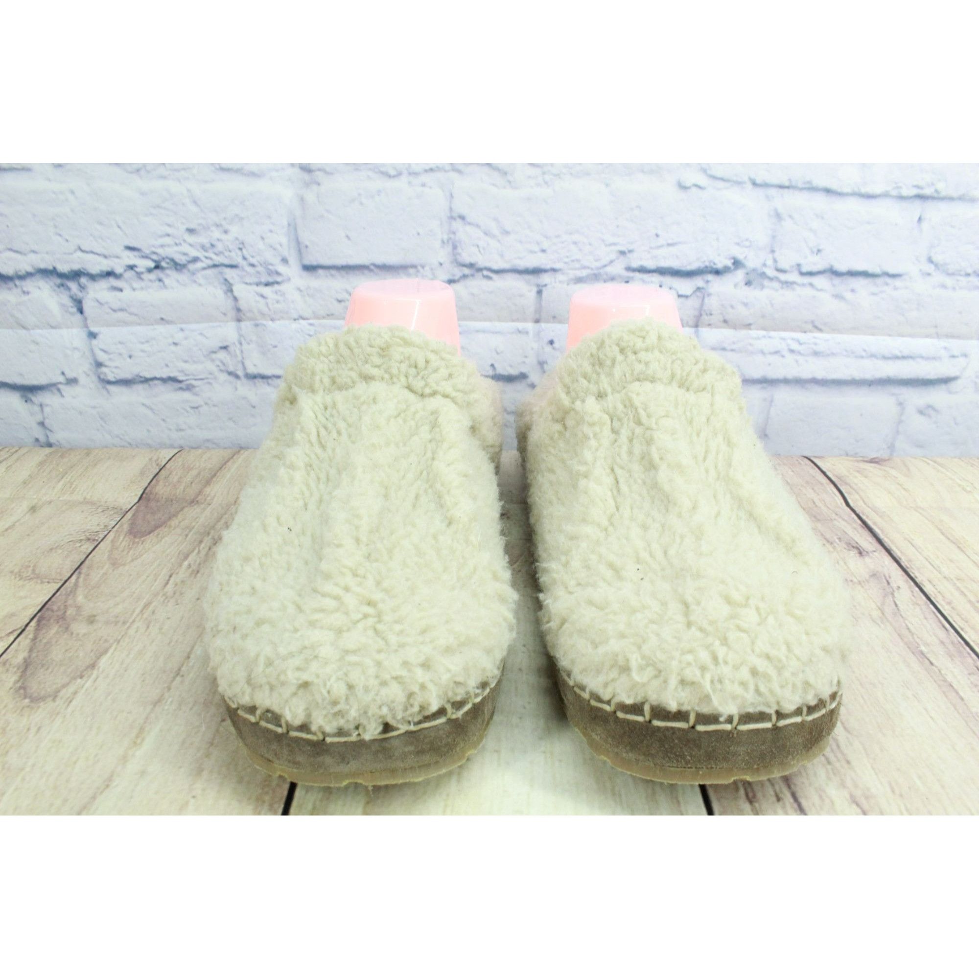 L.L. Bean LL Bean Knit Shearling Lined Water Resistant Slippers Size US 11 / IT 41 - 4 Thumbnail
