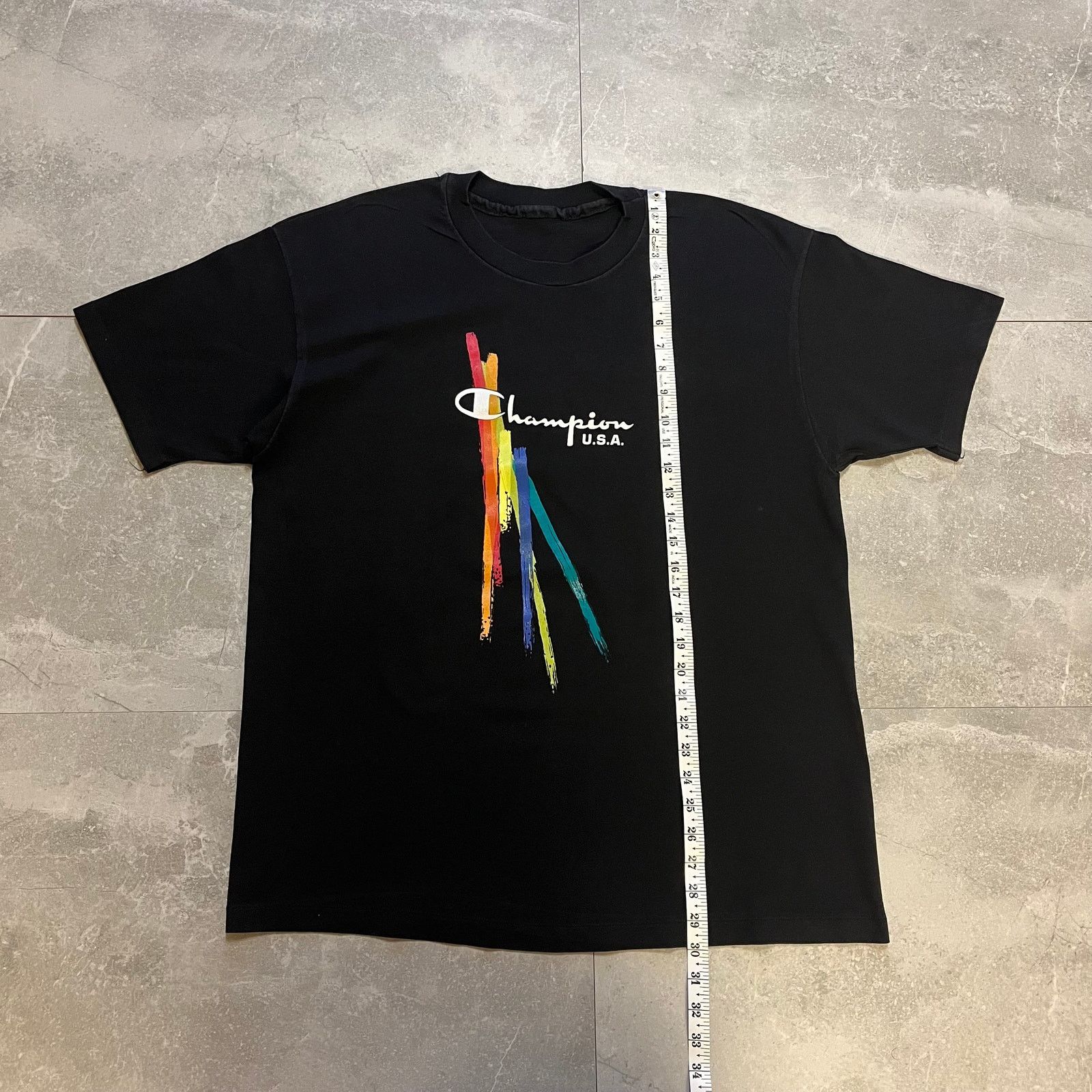 Champion Vintage Champion Slash Graphic T-Shirt – Size X-Large Size US XL / EU 56 / 4 - 5 Thumbnail