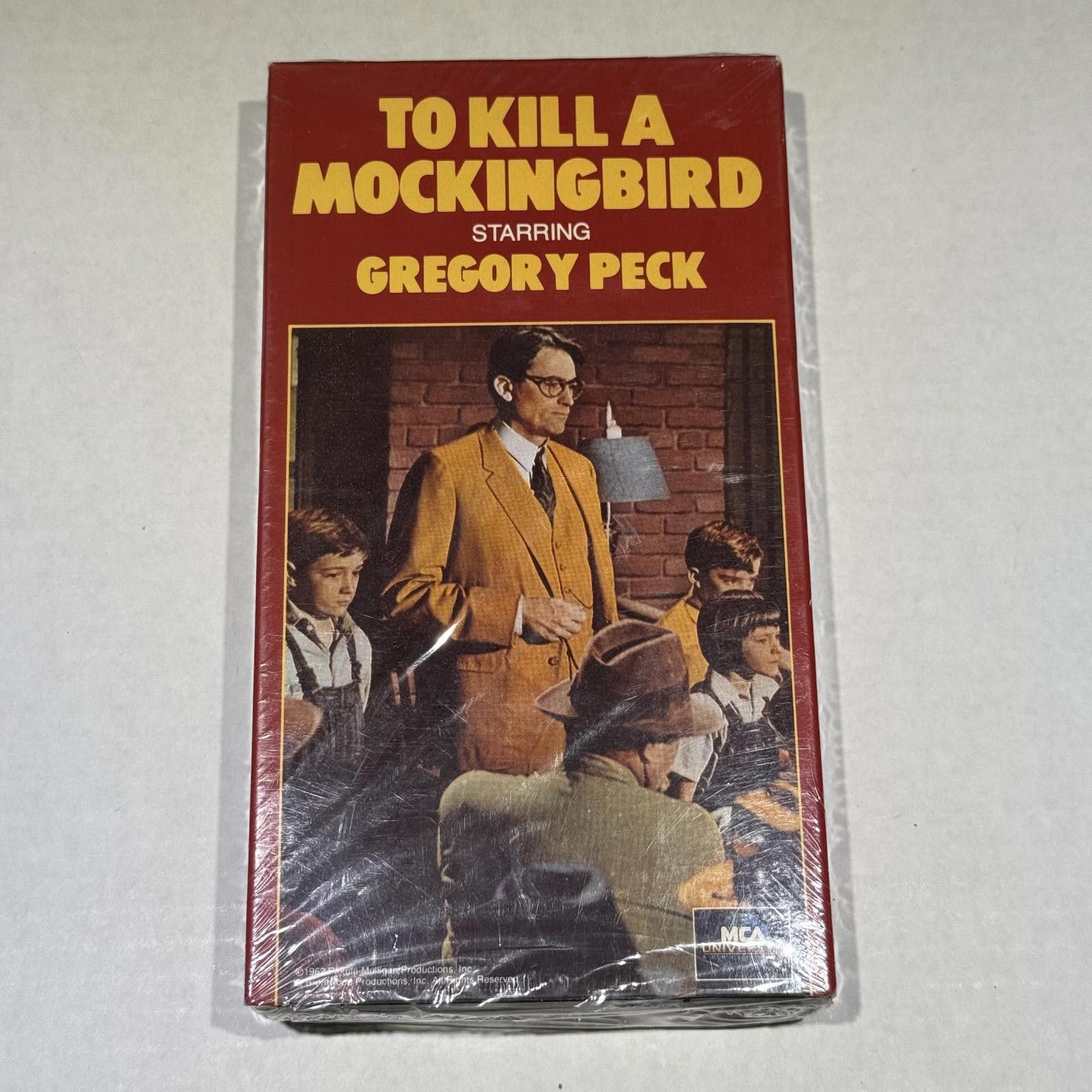 Designer To Kill a Mockingbird VHS 1991 Sealed Watermarks Size ONE SIZE - 1 Thumbnail