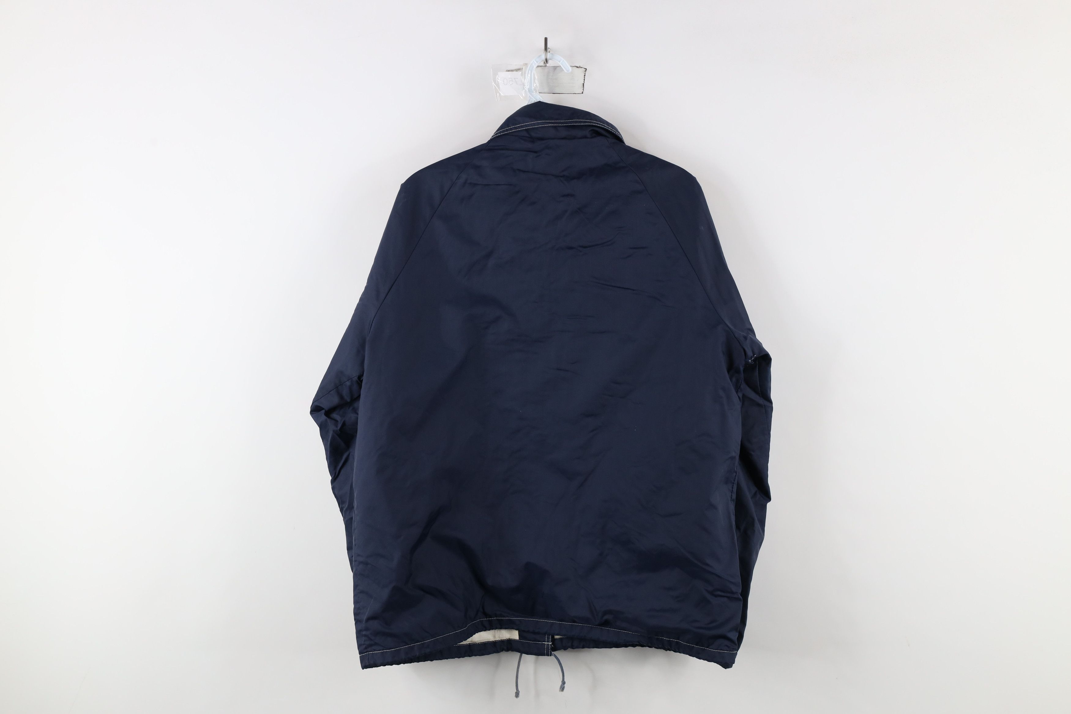 Vintage Vintage 70s Streetwear Lined Coaches Coach Jacket Blue USA Size US L / EU 52-54 / 3 - 14 Thumbnail