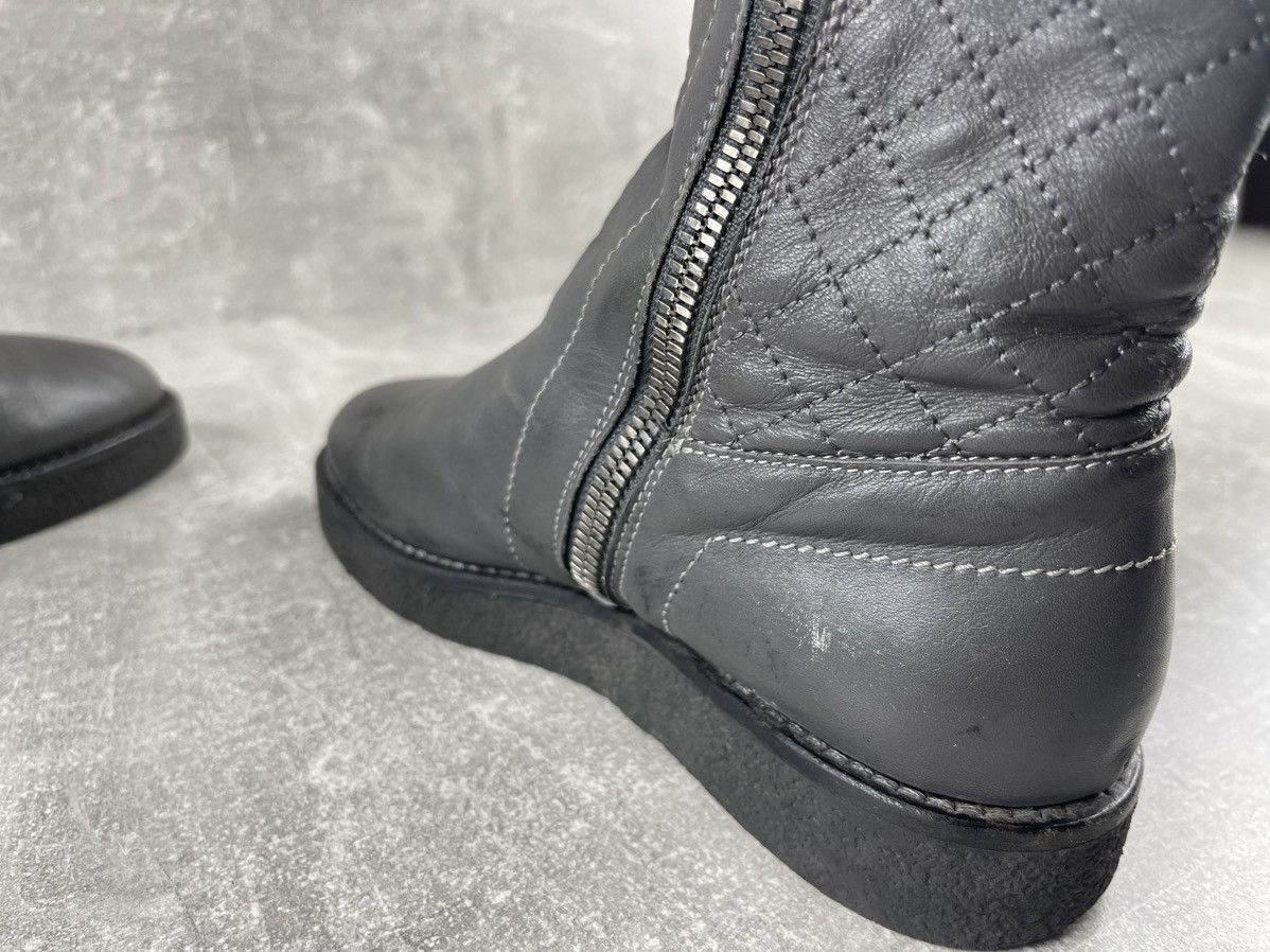 Dirk Bikkembergs Dirk Bikkembergs Leather Ankle Zip Boots Black Size US 7 / IT 37 - 8 Thumbnail