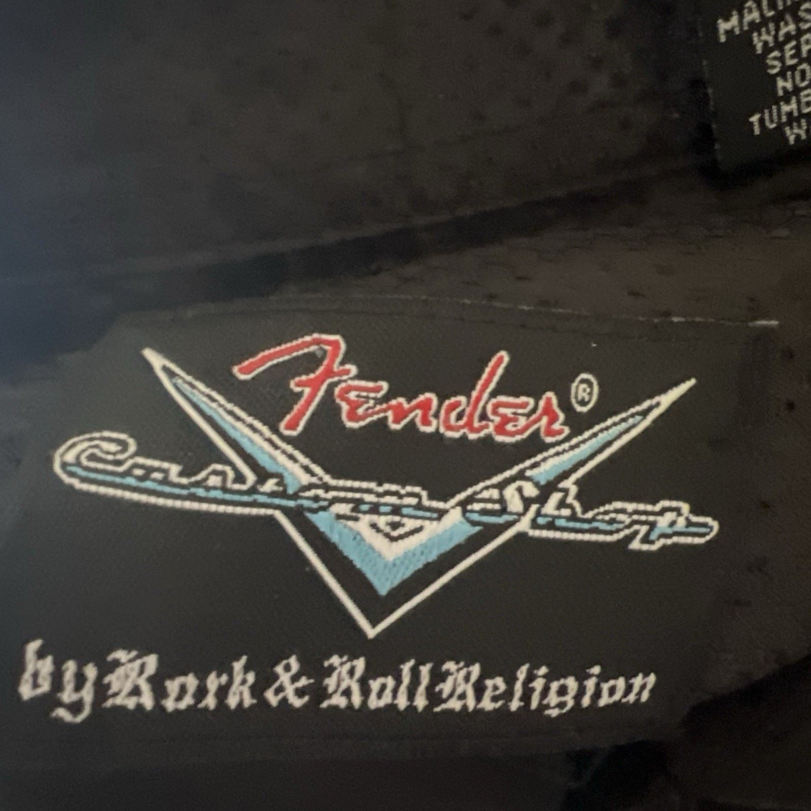 Fender Fender Black Button Up Shirt Mens XL Embroidered Guitar New Size US XL / EU 56 / 4 - 9 Thumbnail