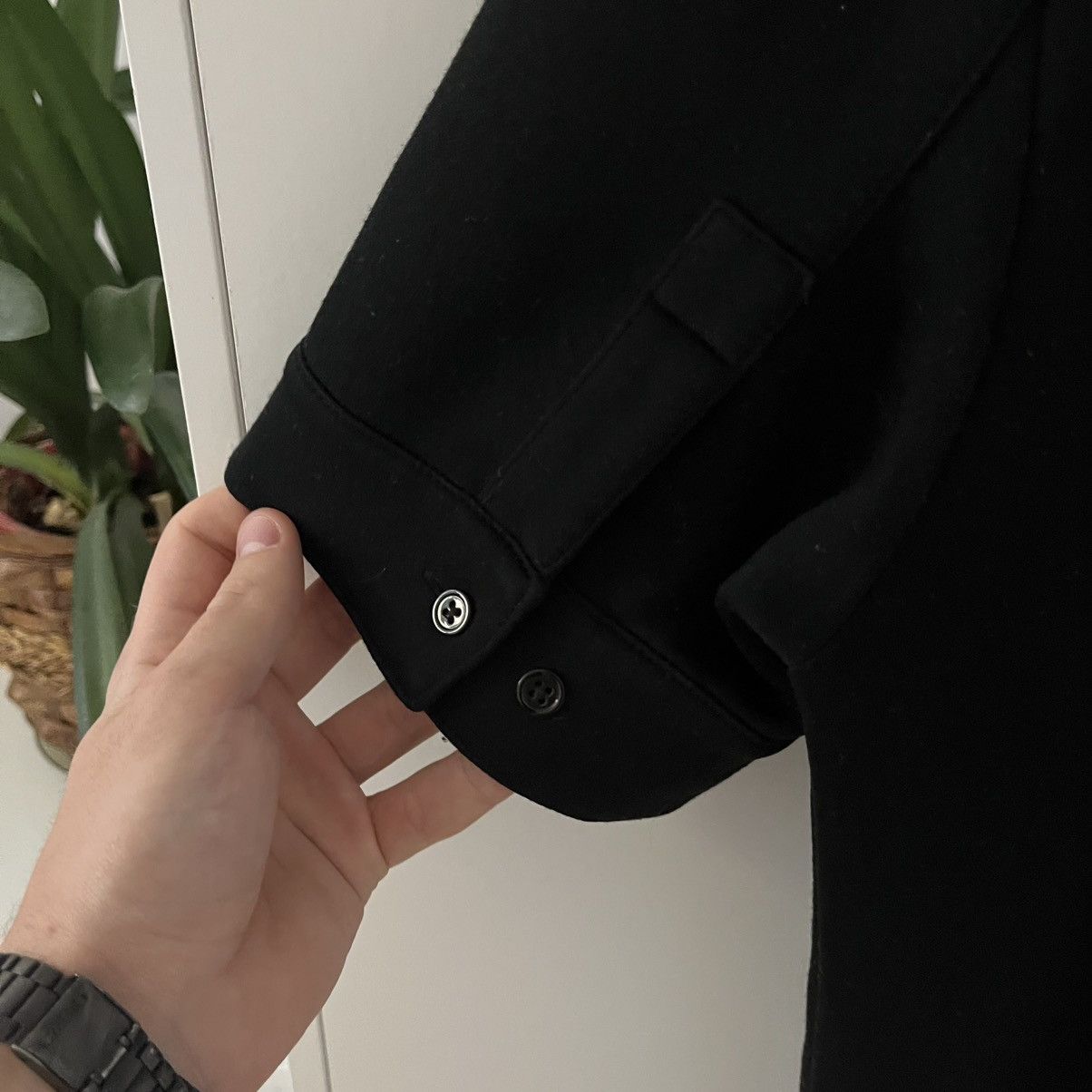 Helmut Lang Helmut Lang Black Polo Shirt Luxury Oldmoney Designer Size US S / EU 44-46 / 1 - 12 Thumbnail