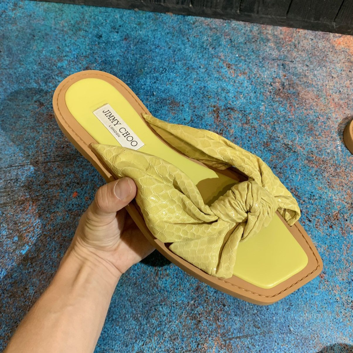 Jimmy Choo Jimmy Choo Tropica Leather Sandals Size 41.5 Size US 11.5 / IT 41.5 - 16 Thumbnail