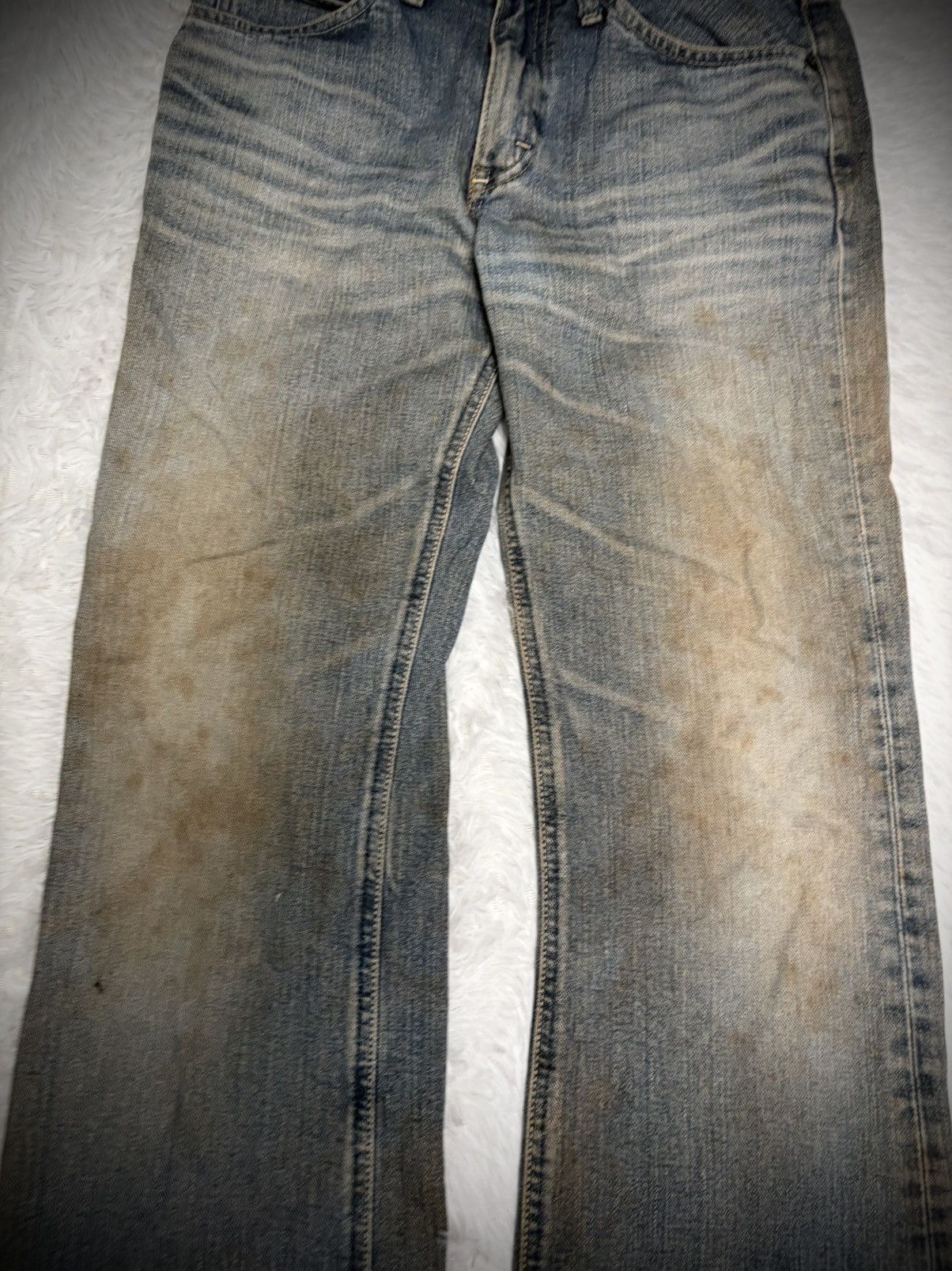 Vintage Vintage Lee Riders Cowboy Bootcut Flared Rusty Mudwash Jeans Size US 30 / EU 46 - 3 Thumbnail