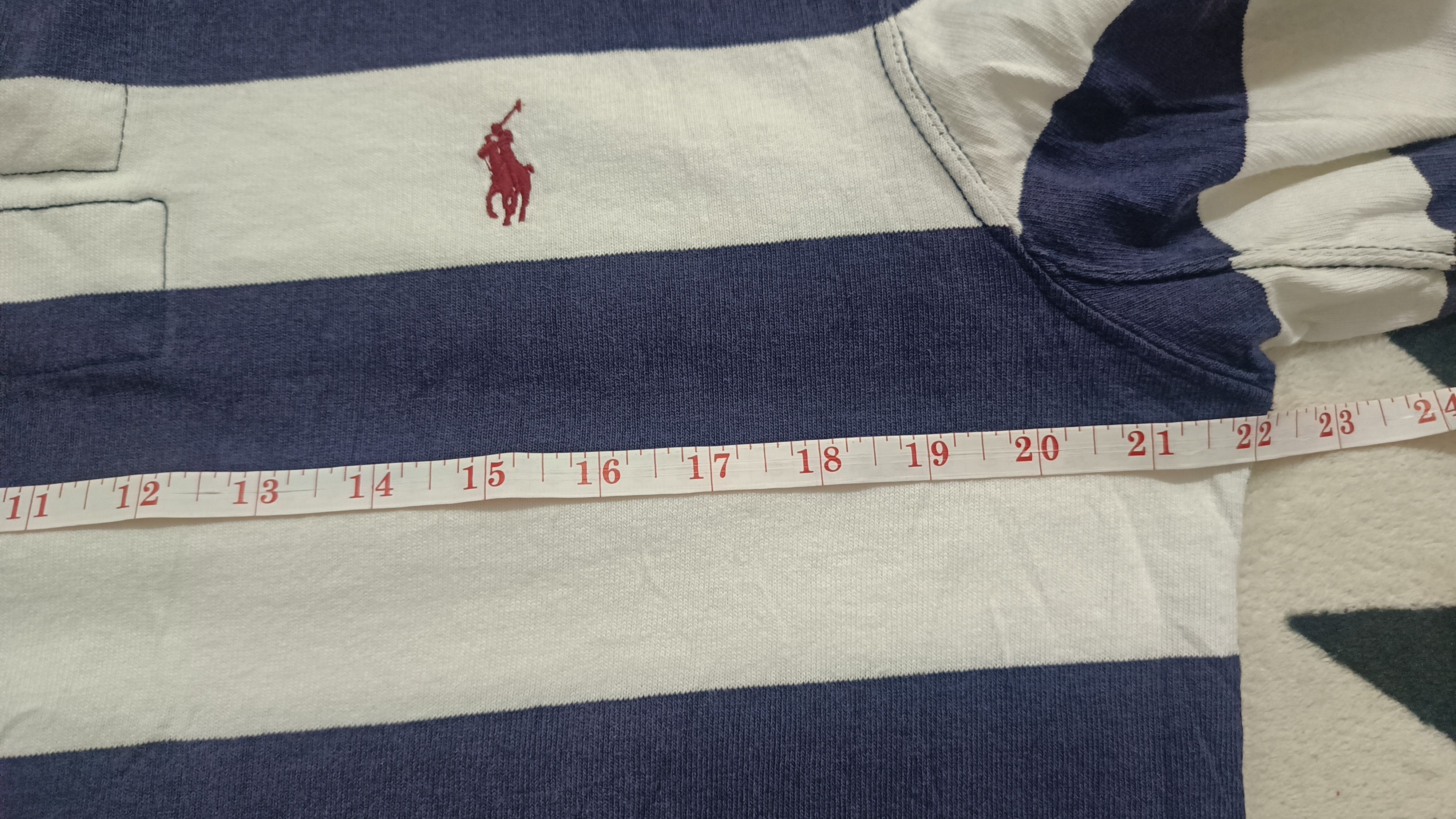 Polo Ralph Lauren 🔥🔥Rare Vintage Polo Ralph Lauren Rugby Sun-Faded L/S Tee Size US L / EU 52-54 / 3 - 9 Thumbnail