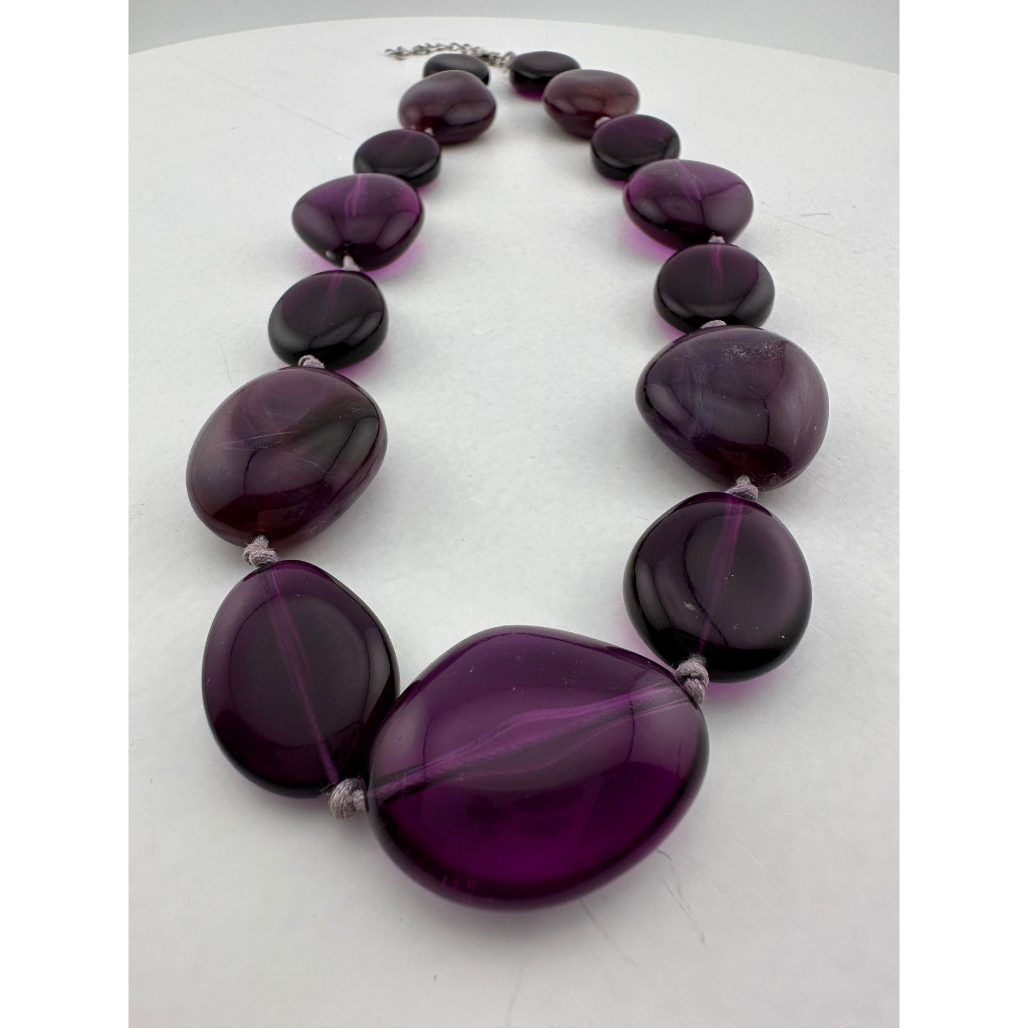 Other Women's Chunky Purple Necklace with Clasp Size ONE SIZE - 11 Thumbnail