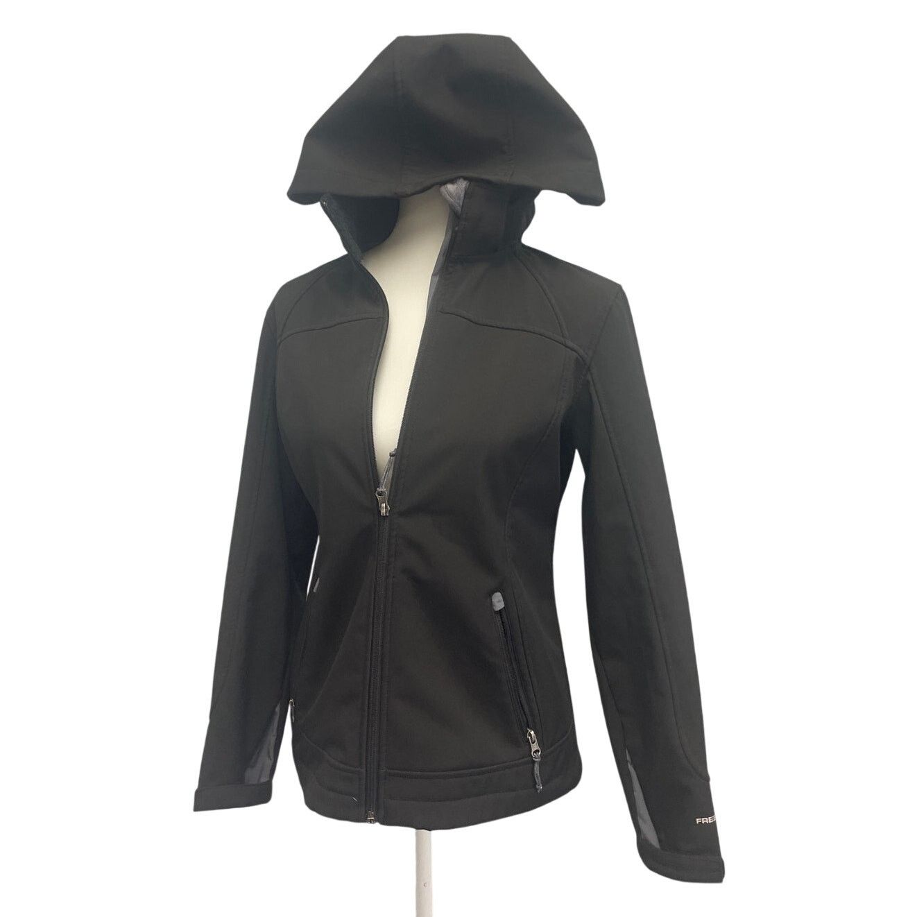 Free Country Free Country Womens Small PolySpandex Hooded Lined Jacket Size S / US 4 / IT 40 - 1 Thumbnail