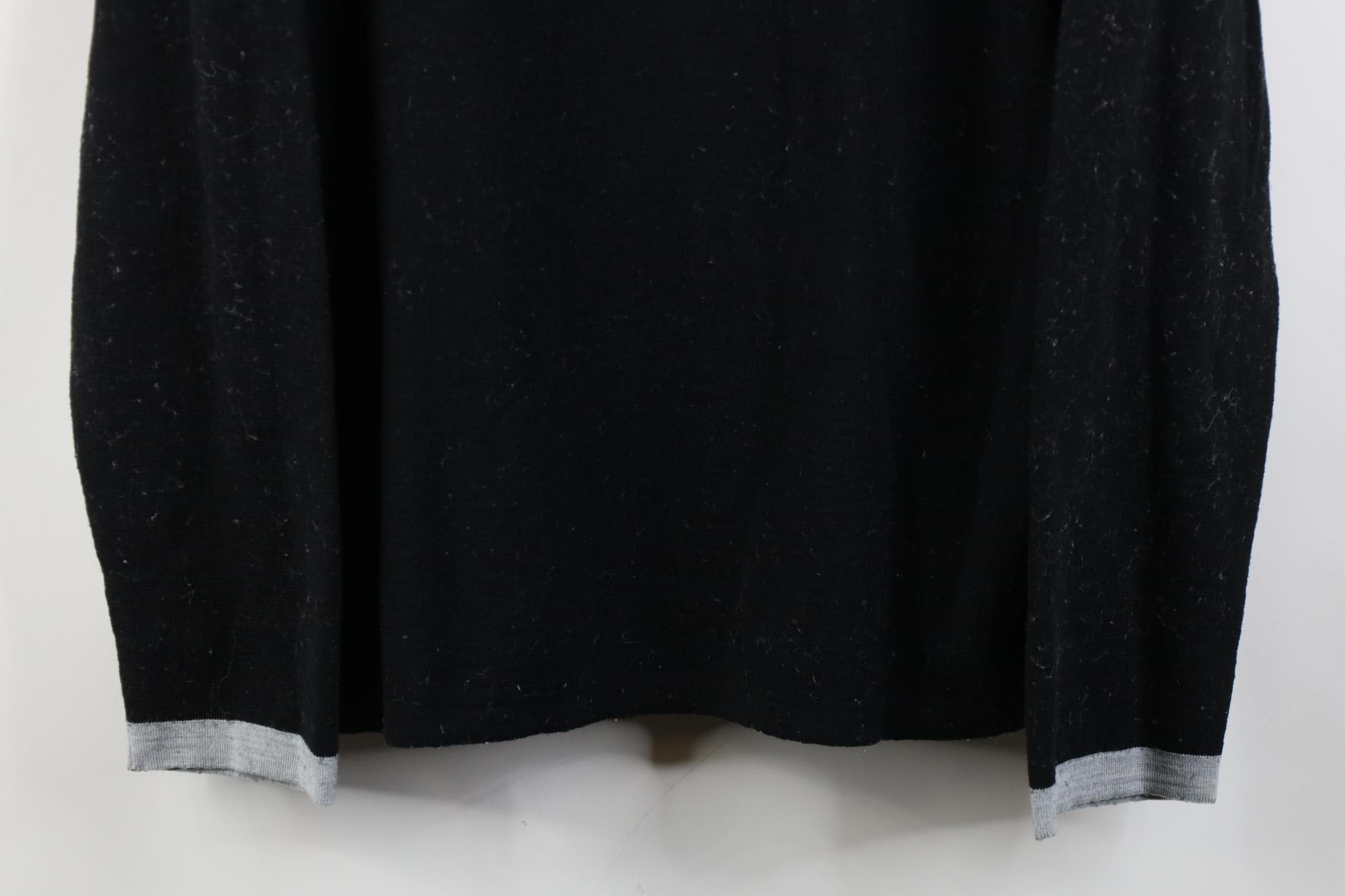 Vintage Vintage 90s Iceberg Jeans Box Logo Wool Knit Sweater Italy Size US L / EU 52-54 / 3 - 3 Thumbnail