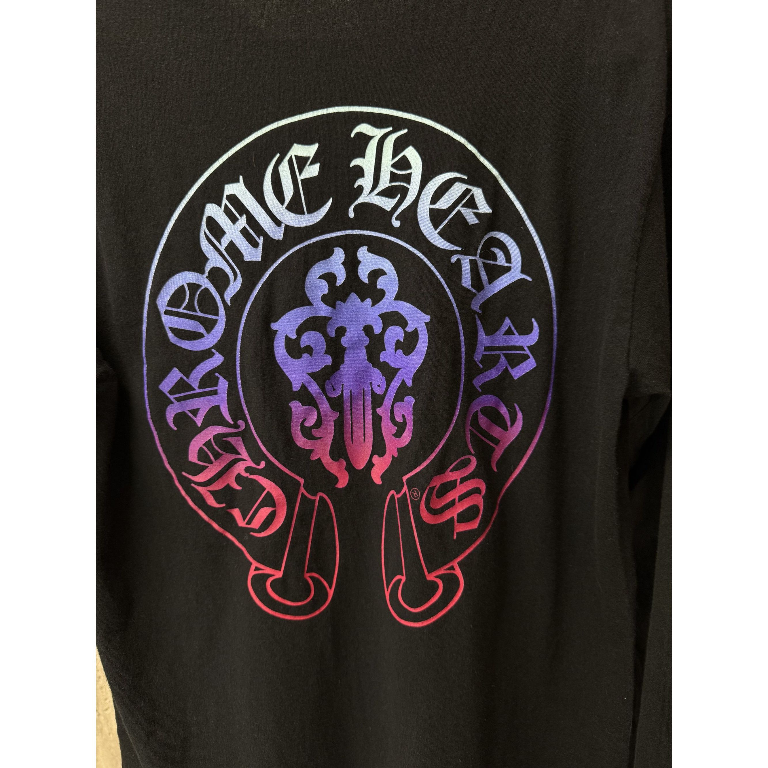 Chrome Hearts Chrome Hearts Black Long Sleeve Shirt With Pocket & Colorful Size US S / EU 44-46 / 1 - 12 Thumbnail