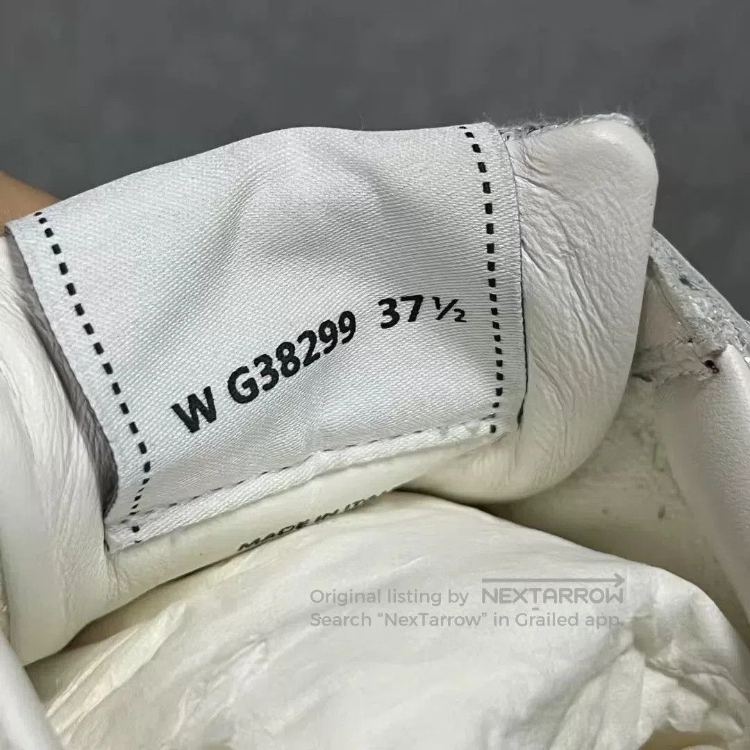 Chanel Chanel White Leather Logo Low-Top Sneakers. Size US 6.5 / IT 36.5 - 4 Thumbnail