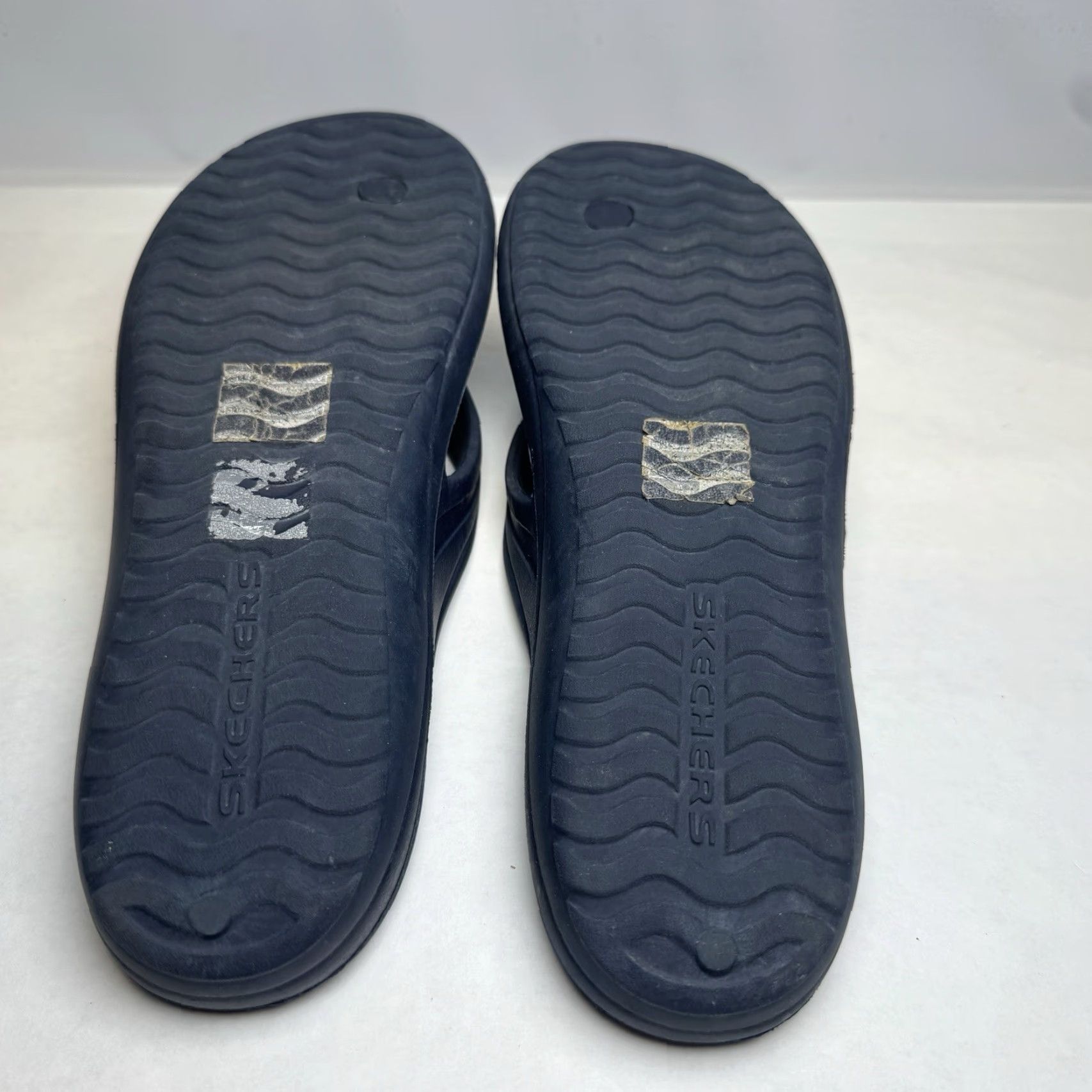 SKECHERS Skechers Foamies Thong Flip Flop Sandals Unisex 11 Blue Comfort Beachy Sandal Size US 11 / IT 41 - 7 Thumbnail