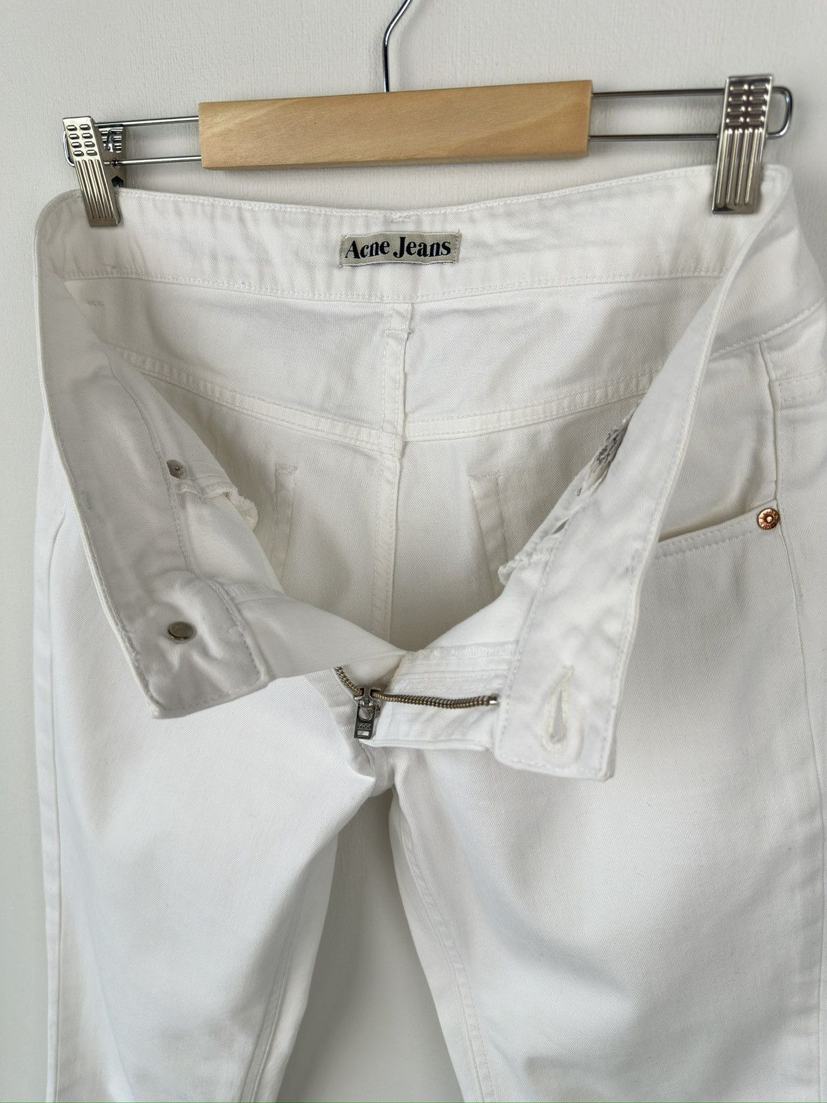 Acne Studios ACNE STUDIOS Hex White Denim Pants Jeans 30/34 Size US 30 / EU 46 - 12 Thumbnail