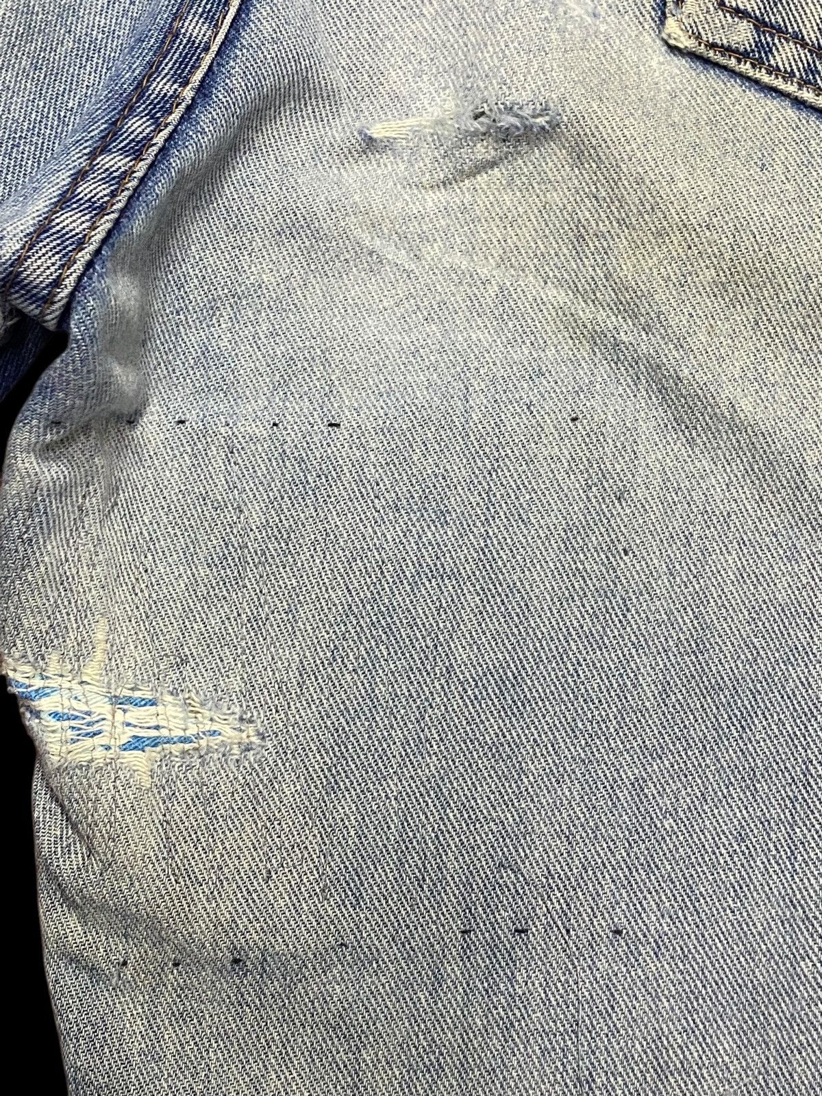 Other 90’s Levis 511 Japan Mud Wash Distressed Loose Jeans Size US 31 - 12 Thumbnail