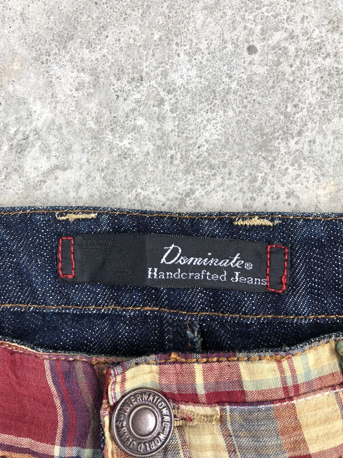 Japanese Brand Japanese Dominate Handcrafted Double Waist Distressed Jeans Size US 32 / EU 48 - 15 Thumbnail